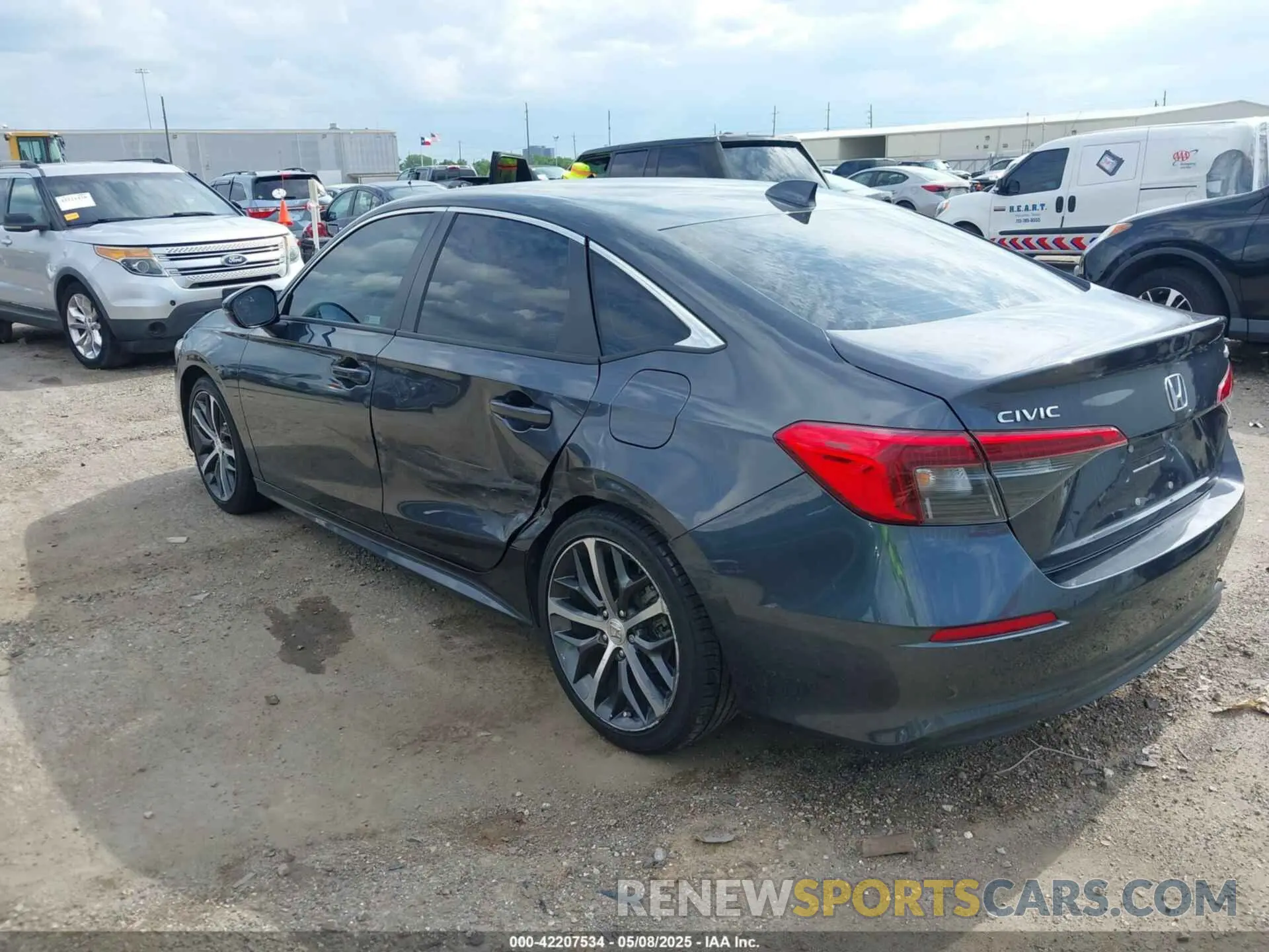 3 Photograph of a damaged car 2HGFE1F95NH320362 HONDA CIVIC 2022