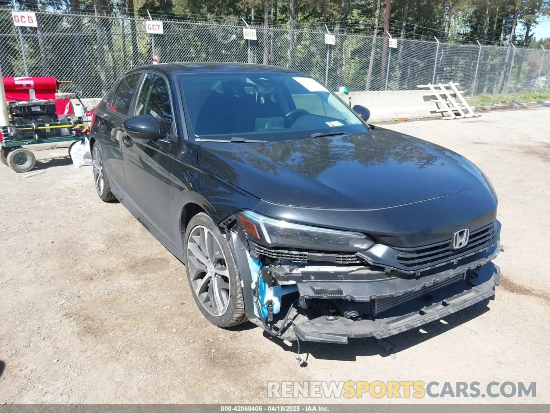 1 Photograph of a damaged car 2HGFE1F96NH300234 HONDA CIVIC 2022