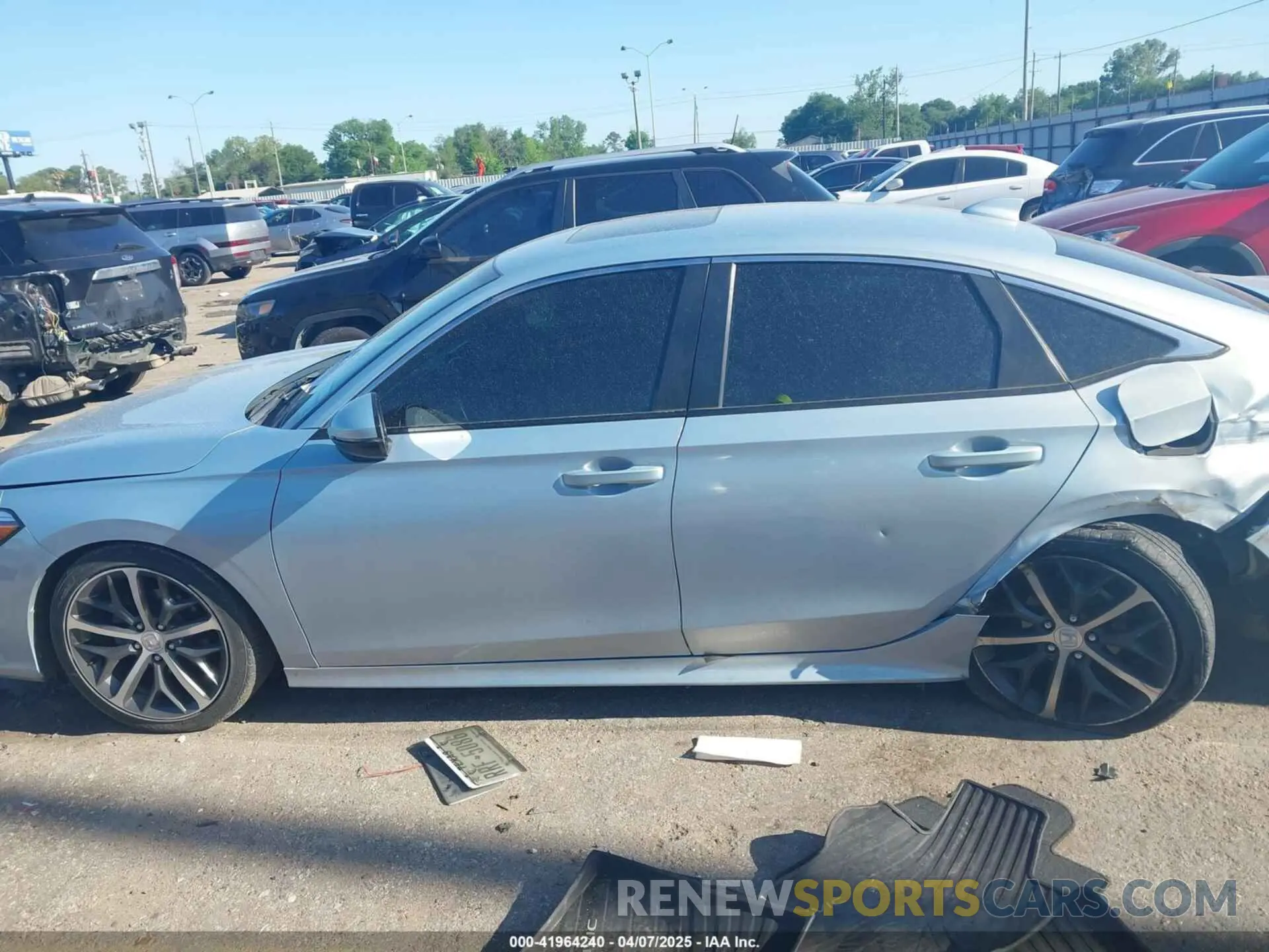 14 Photograph of a damaged car 2HGFE1F96NH300850 HONDA CIVIC 2022