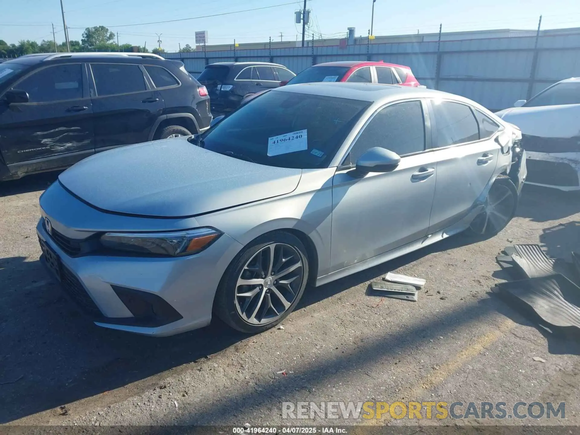 2 Photograph of a damaged car 2HGFE1F96NH300850 HONDA CIVIC 2022