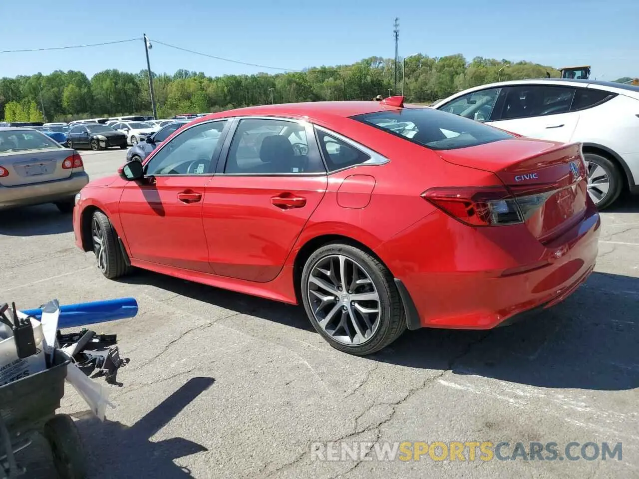2 Photograph of a damaged car 2HGFE1F96NH329314 HONDA CIVIC 2022
