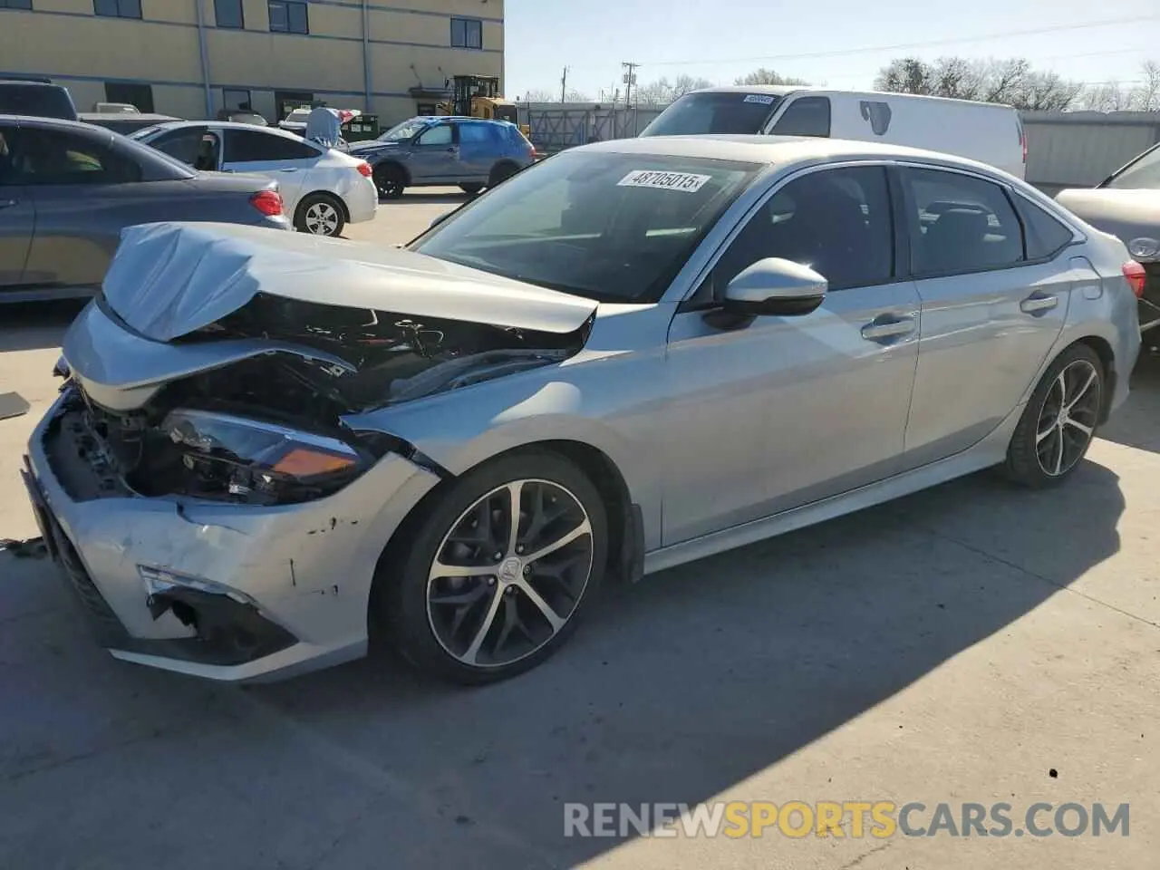 1 Photograph of a damaged car 2HGFE1F97NH303191 HONDA CIVIC 2022