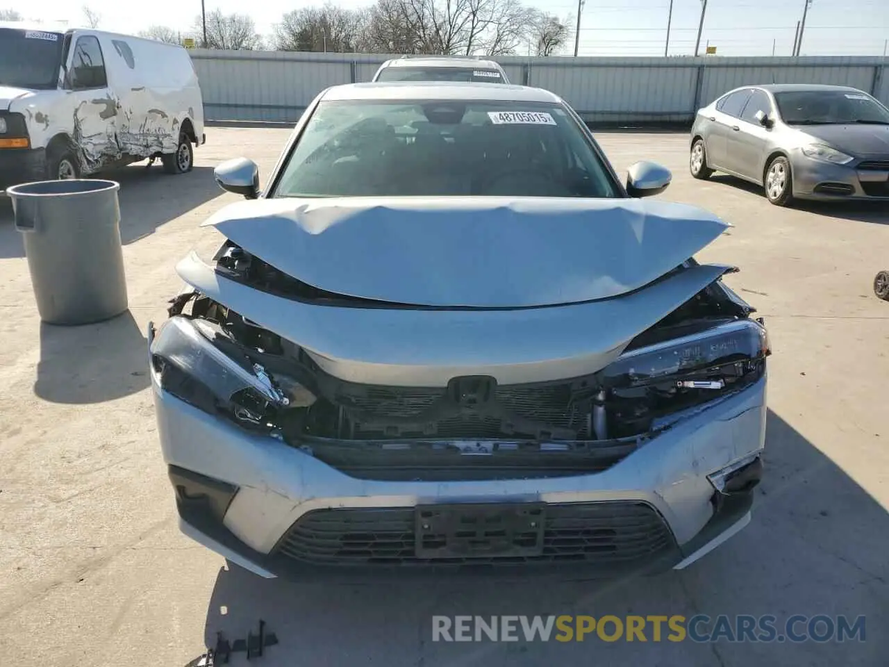 5 Photograph of a damaged car 2HGFE1F97NH303191 HONDA CIVIC 2022