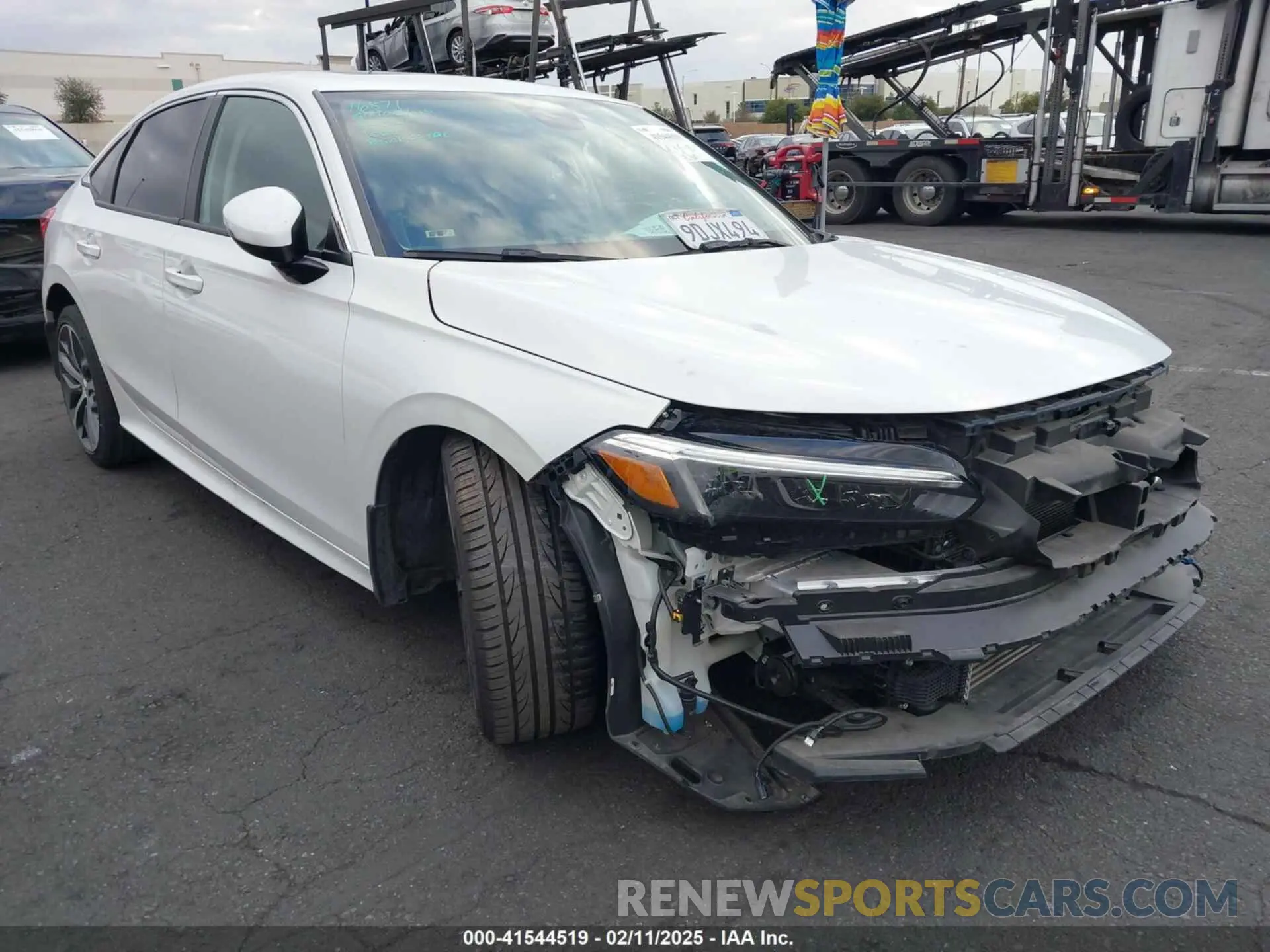 1 Photograph of a damaged car 2HGFE1F98NH325197 HONDA CIVIC 2022
