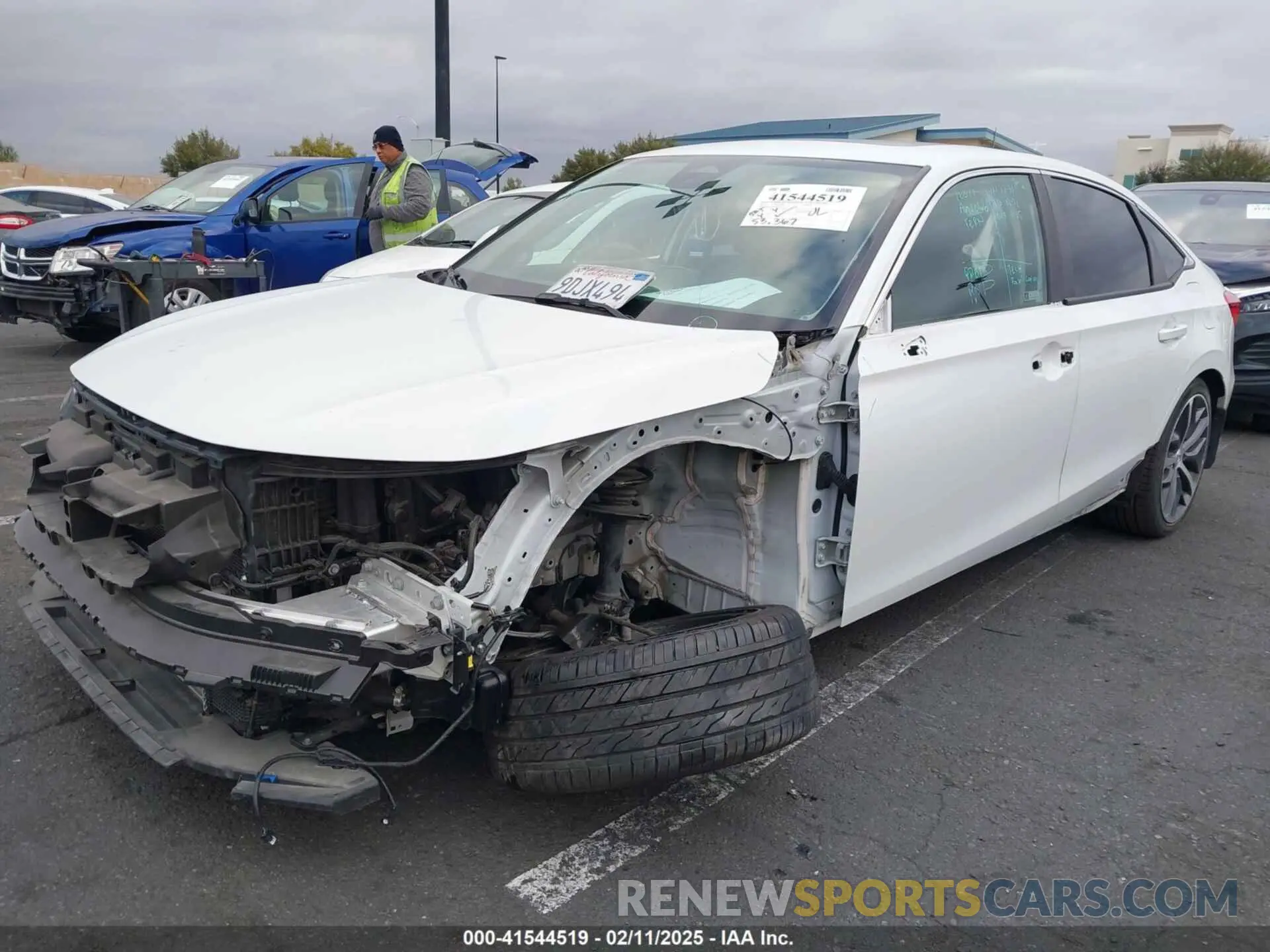 2 Photograph of a damaged car 2HGFE1F98NH325197 HONDA CIVIC 2022
