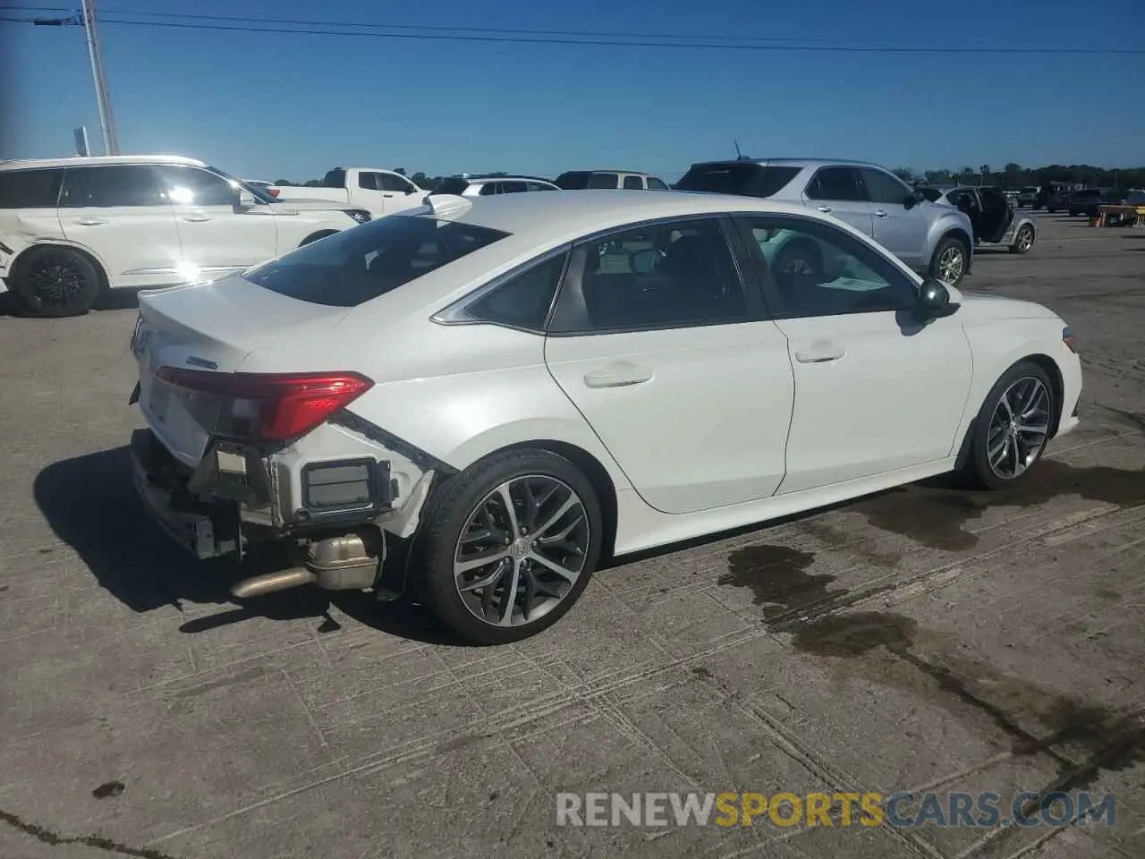3 Photograph of a damaged car 2HGFE1F99NH301331 HONDA CIVIC 2022