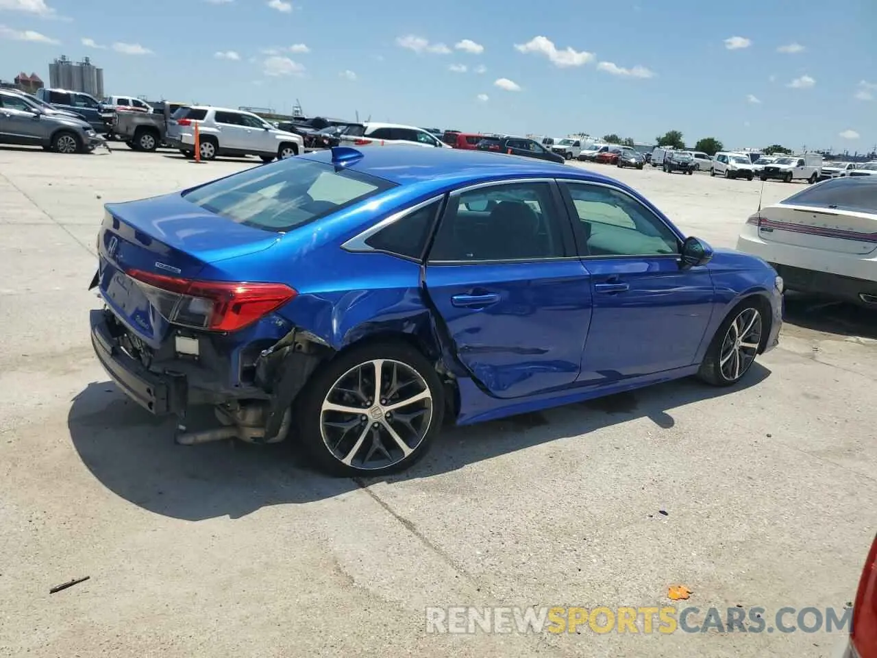 3 Photograph of a damaged car 2HGFE1F99NH305850 HONDA CIVIC 2022