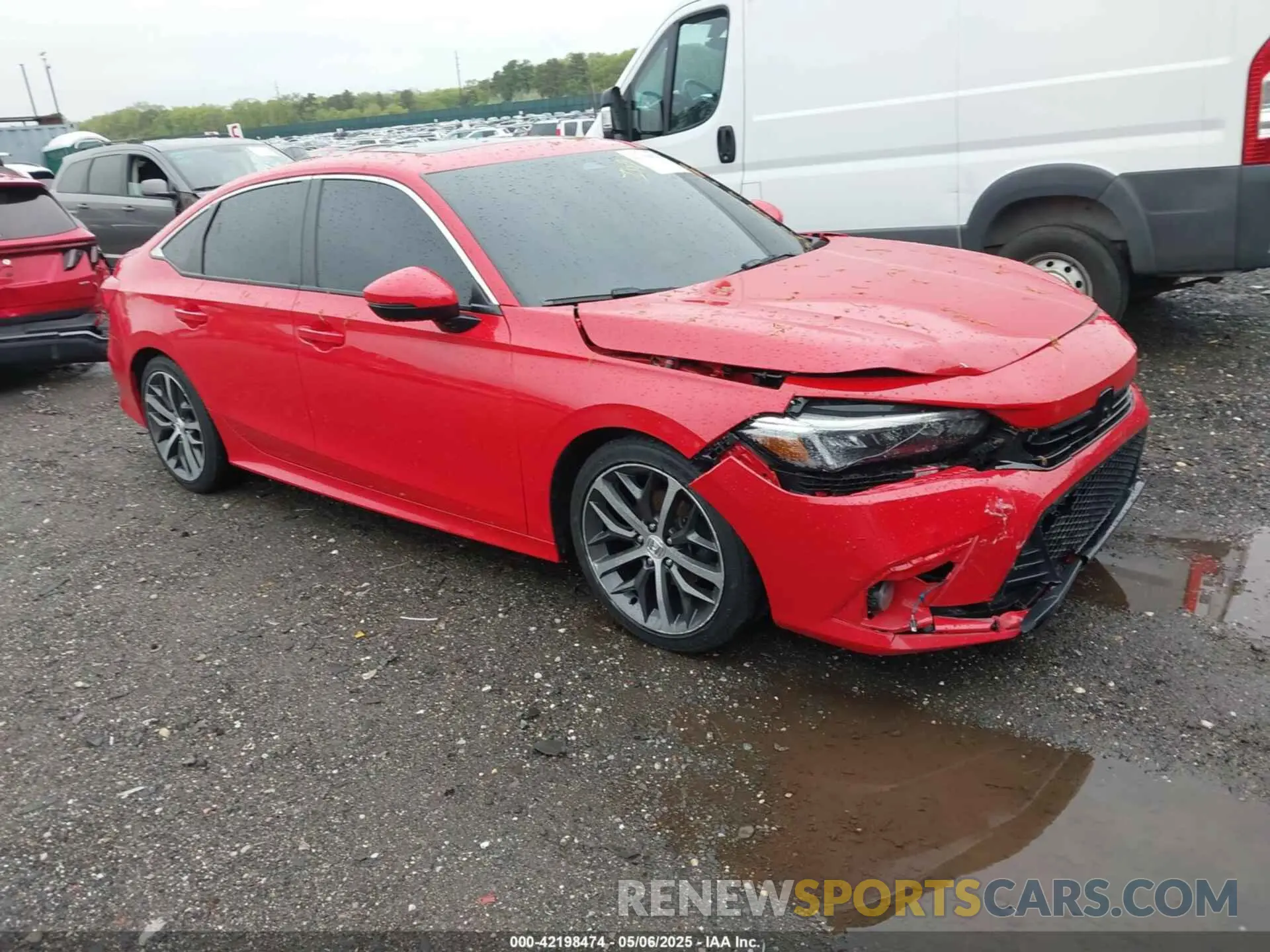 1 Photograph of a damaged car 2HGFE1F99NH316766 HONDA CIVIC 2022
