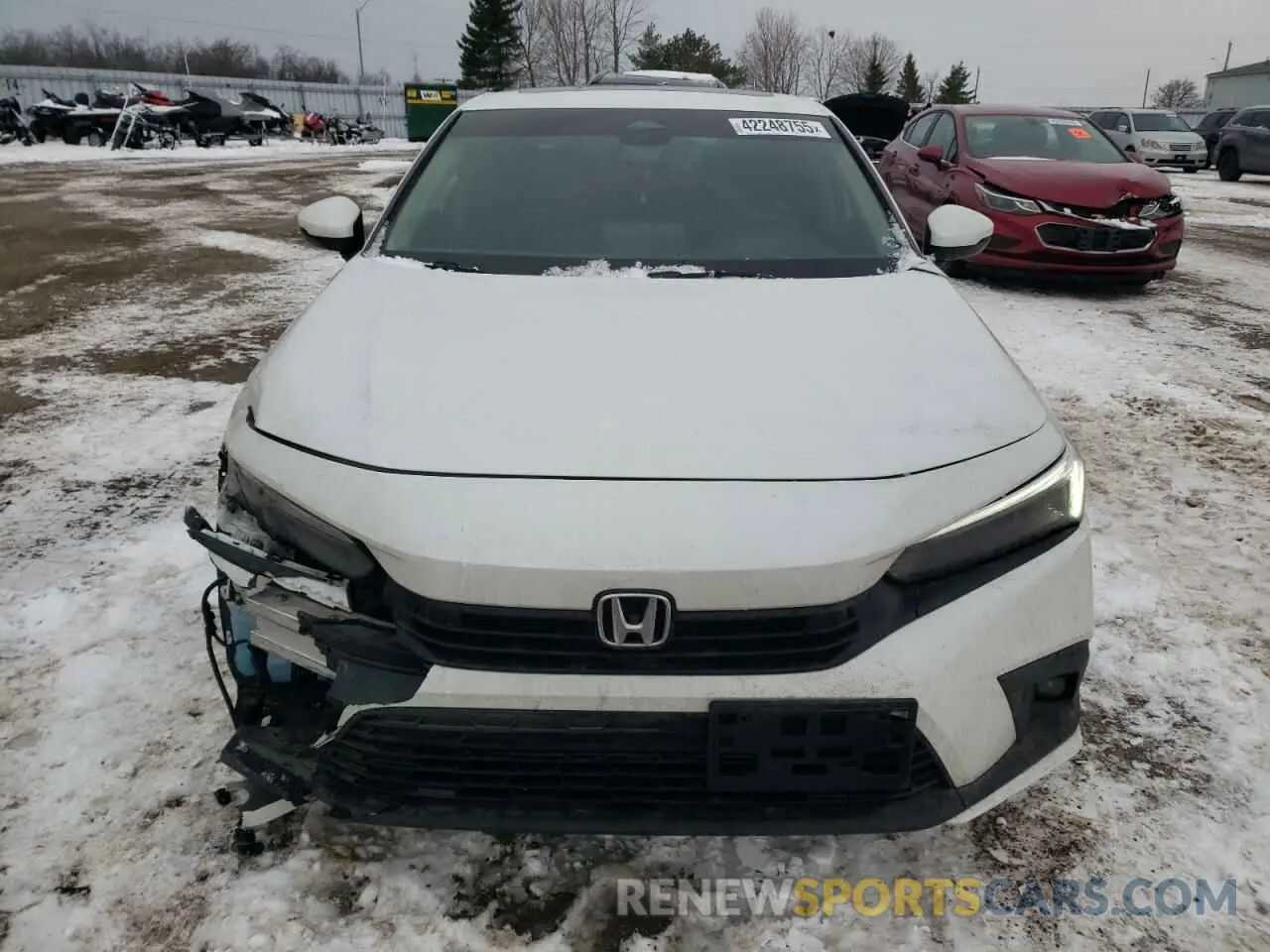 5 Photograph of a damaged car 2HGFE1F9XNH006528 HONDA CIVIC 2022