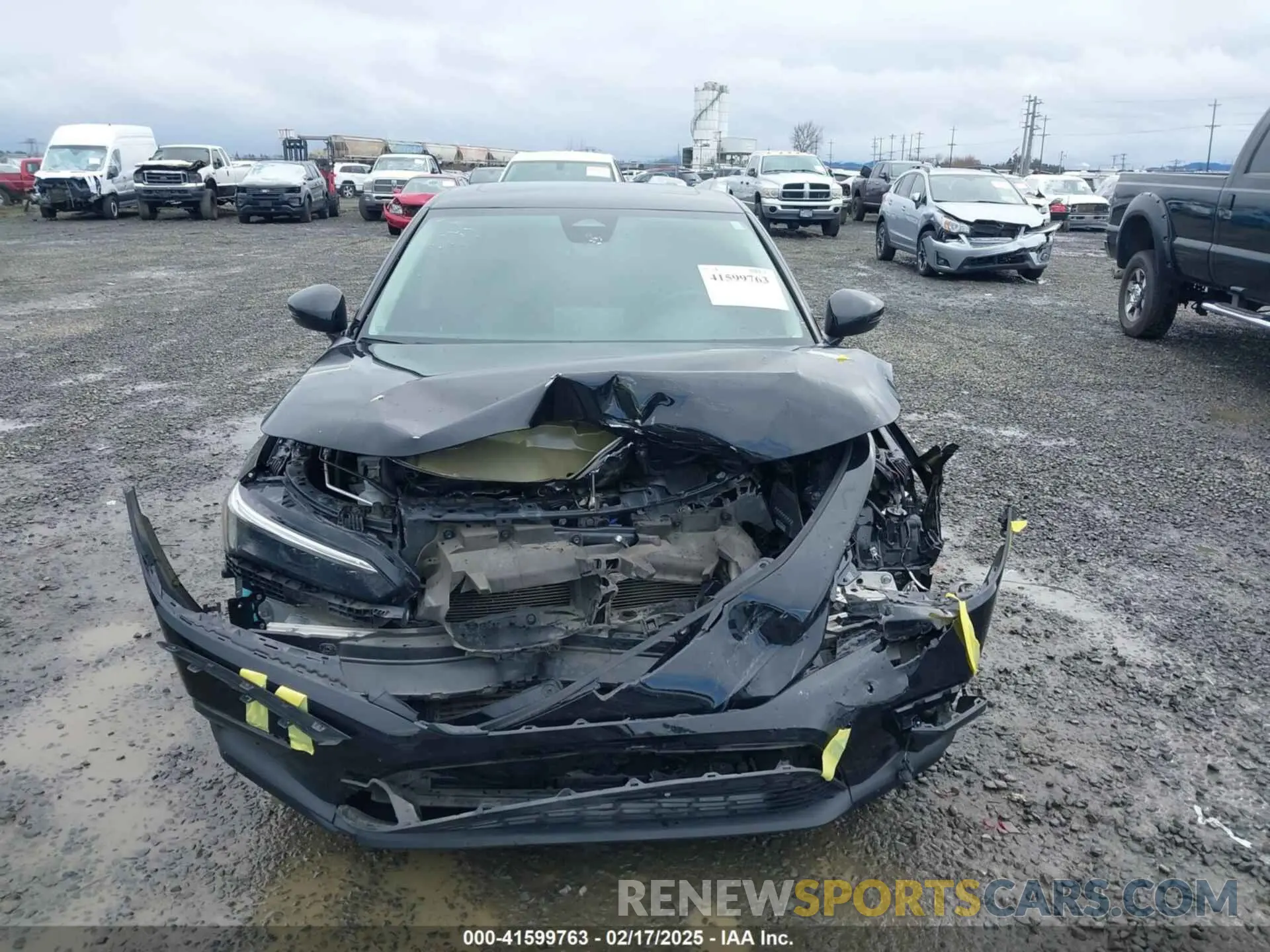 12 Photograph of a damaged car 2HGFE1F9XNH300236 HONDA CIVIC 2022
