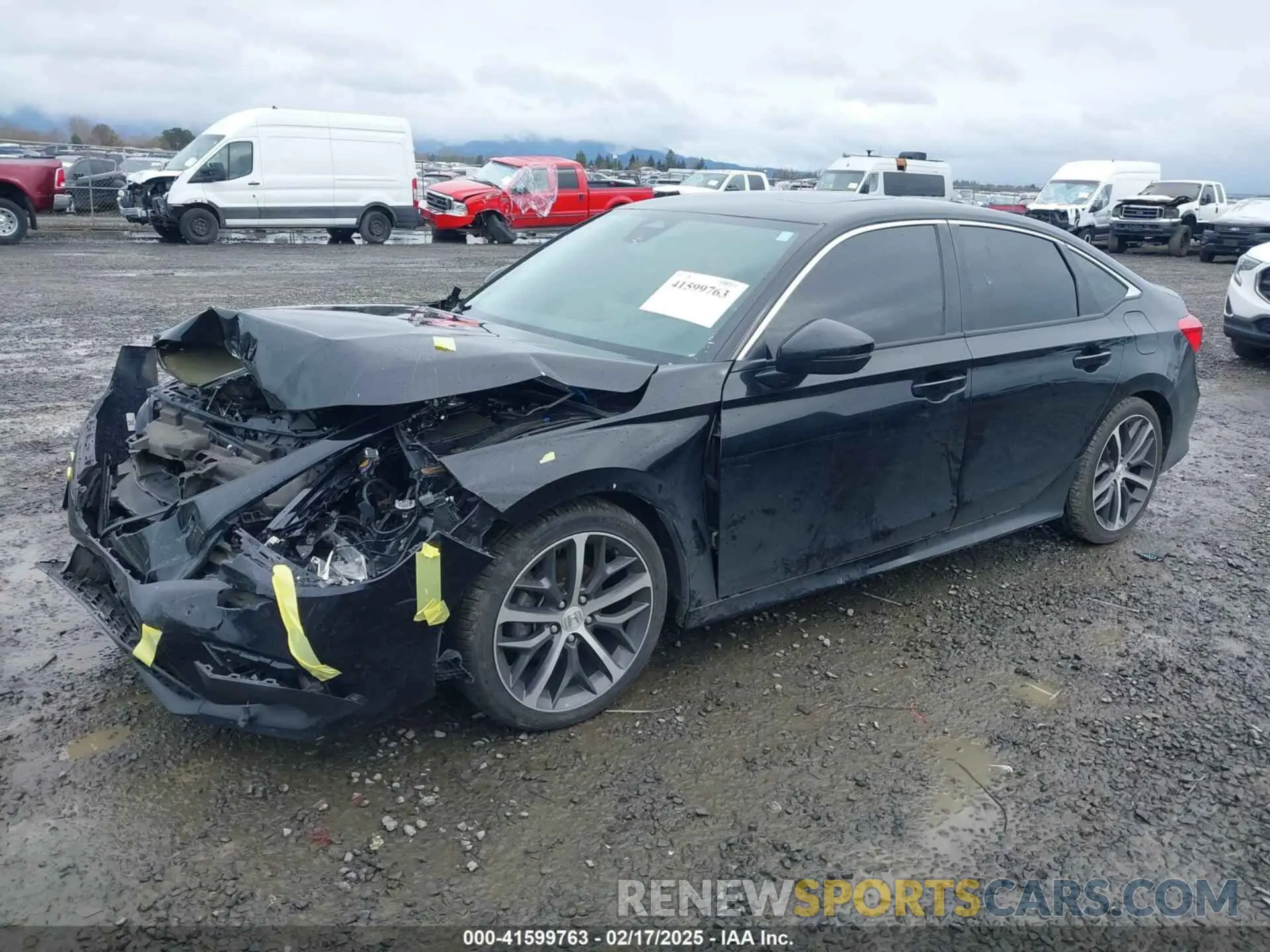2 Photograph of a damaged car 2HGFE1F9XNH300236 HONDA CIVIC 2022