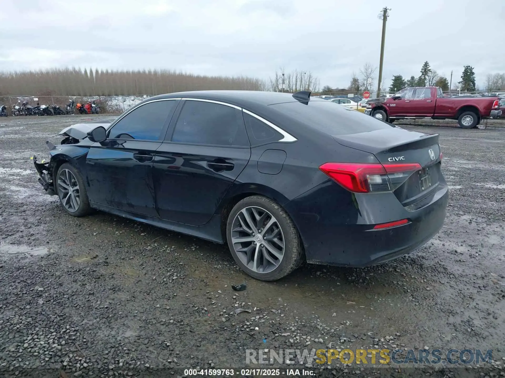 3 Photograph of a damaged car 2HGFE1F9XNH300236 HONDA CIVIC 2022