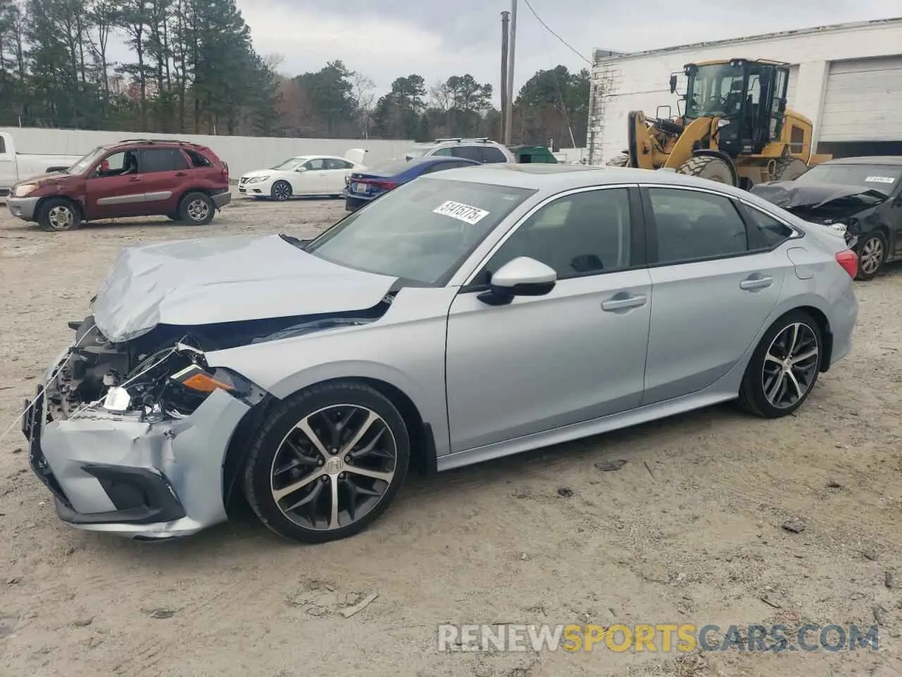 1 Photograph of a damaged car 2HGFE1F9XNH303203 HONDA CIVIC 2022