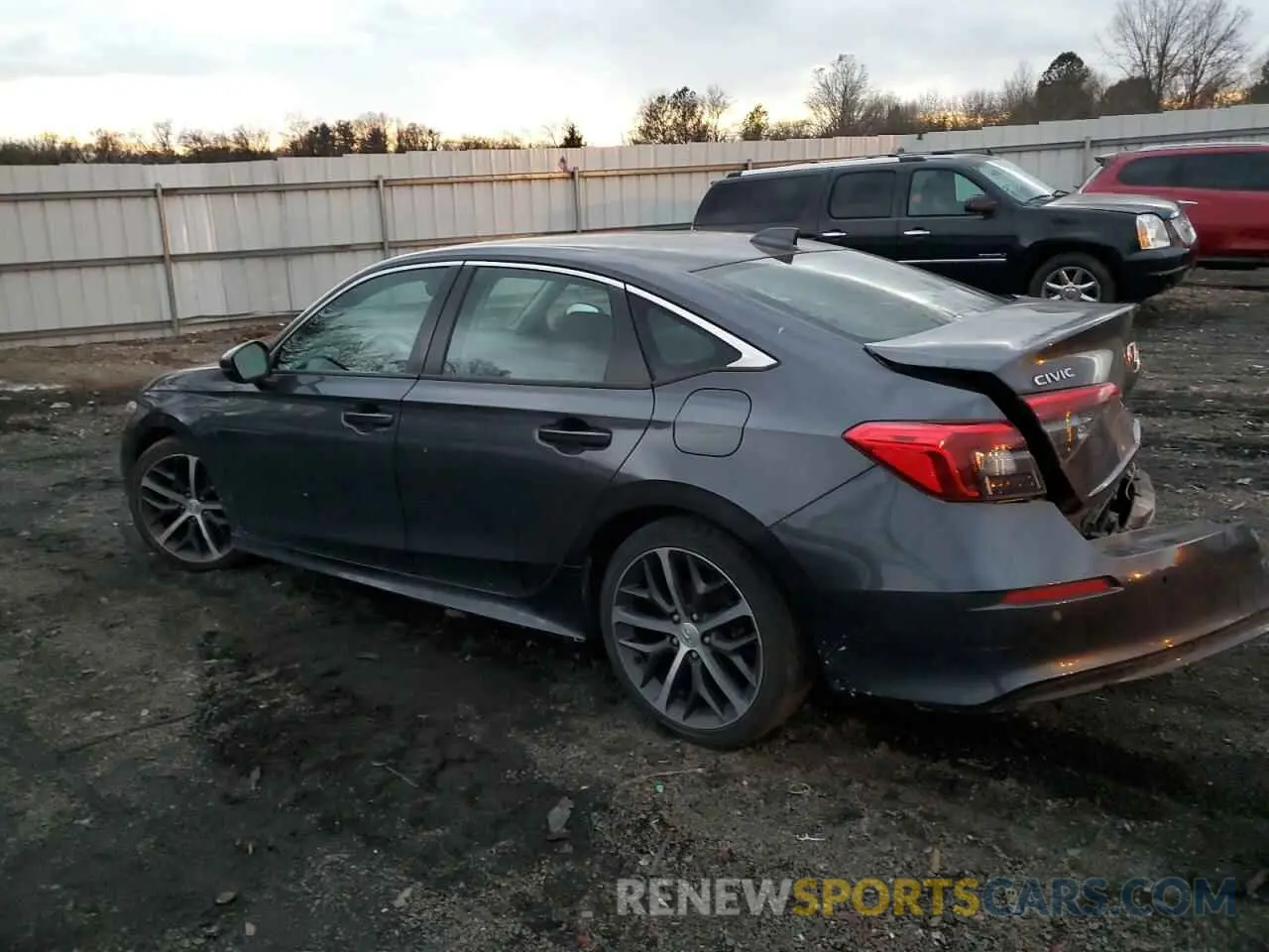 2 Photograph of a damaged car 2HGFE1F9XNH311432 HONDA CIVIC 2022