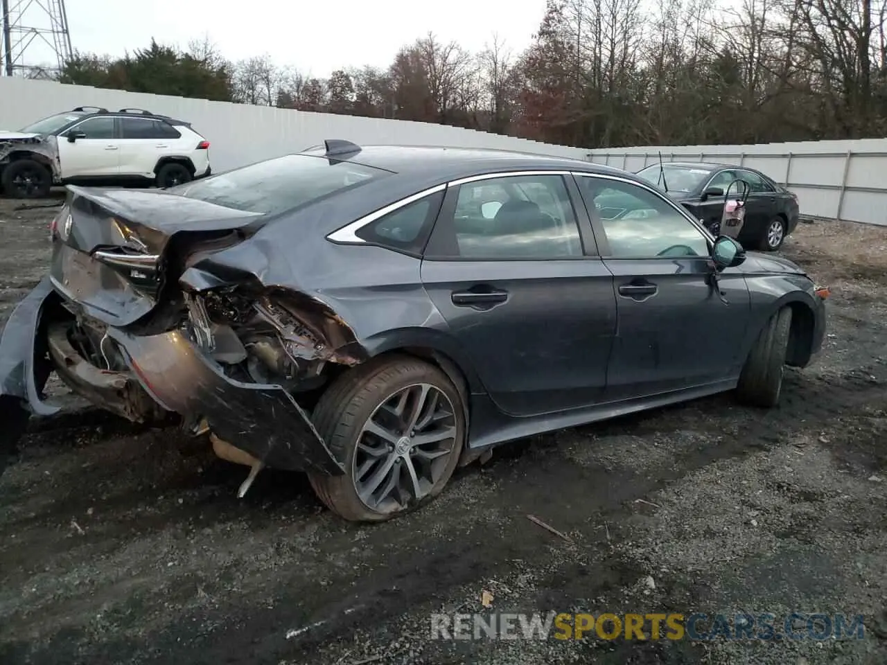 3 Photograph of a damaged car 2HGFE1F9XNH311432 HONDA CIVIC 2022