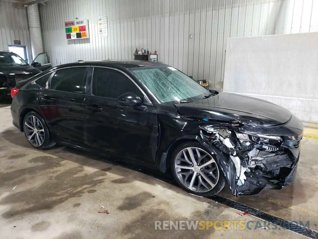 4 Photograph of a damaged car 2HGFE1F9XNH315402 HONDA CIVIC 2022