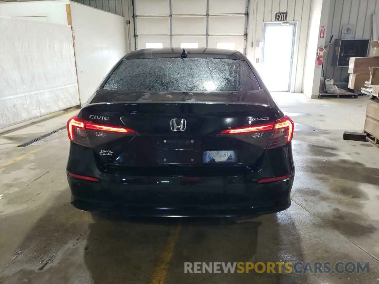 6 Photograph of a damaged car 2HGFE1F9XNH315402 HONDA CIVIC 2022