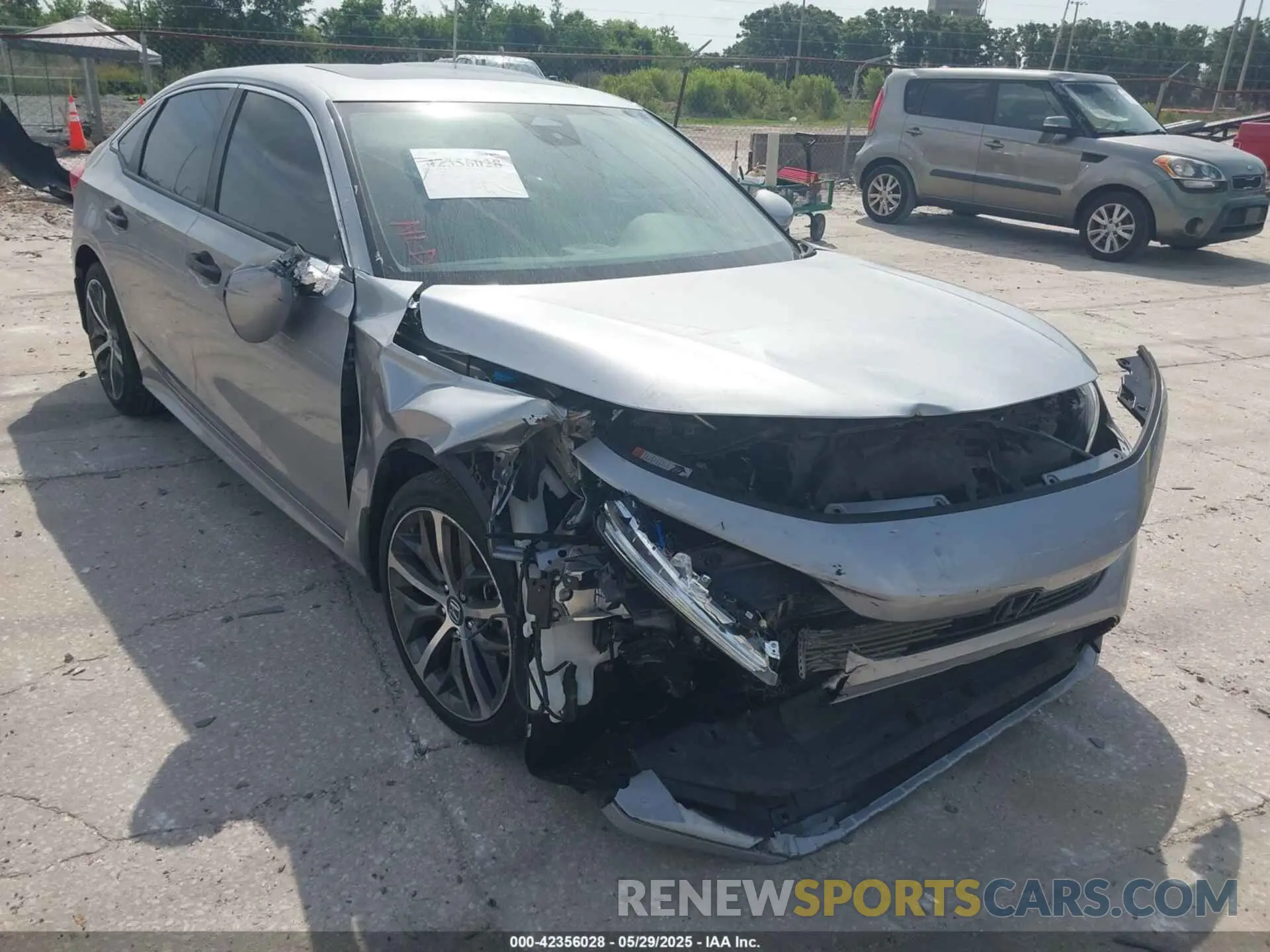 6 Photograph of a damaged car 2HGFE1F9XNH316565 HONDA CIVIC 2022