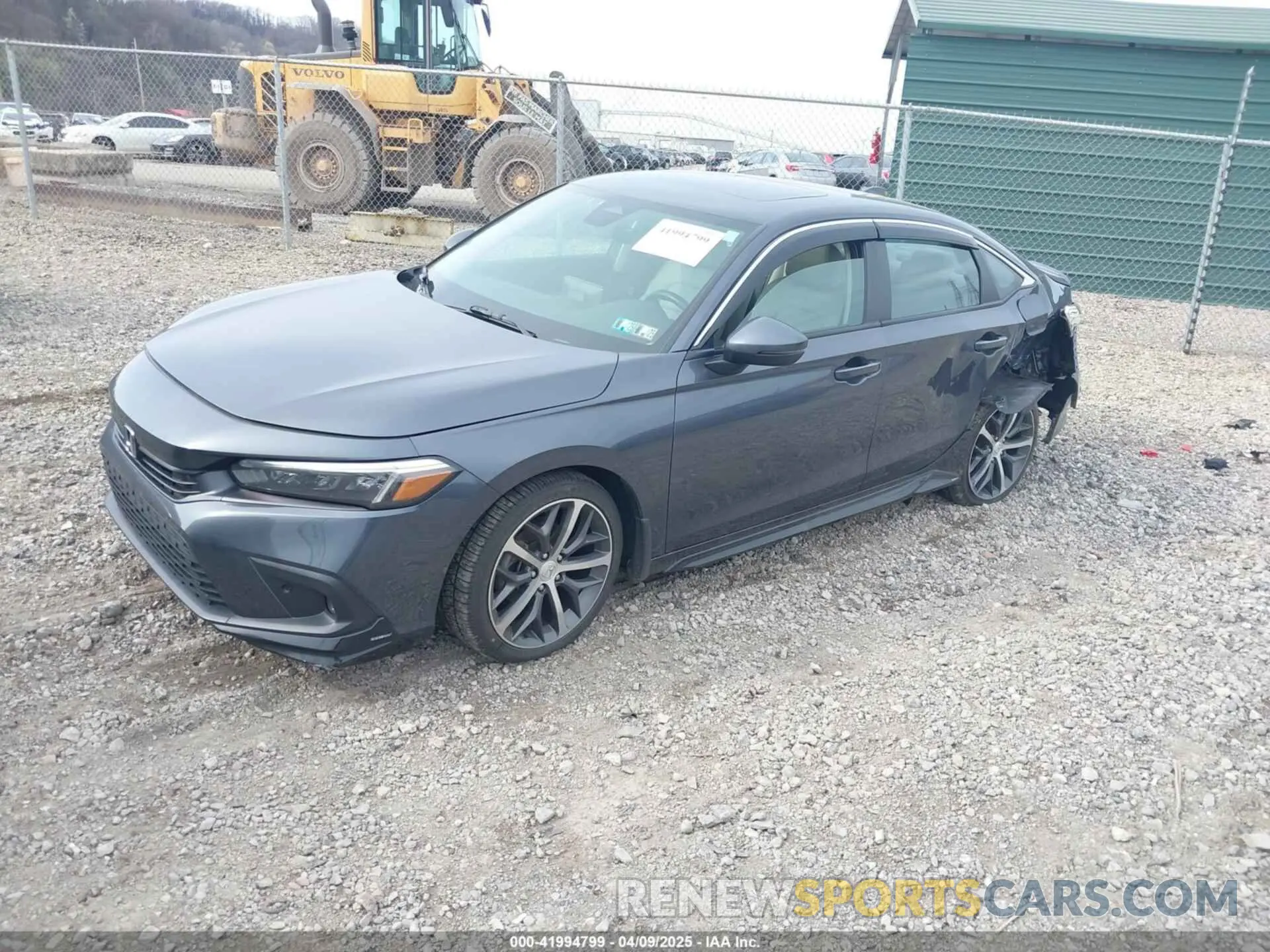 2 Photograph of a damaged car 2HGFE1F9XNH316999 HONDA CIVIC 2022