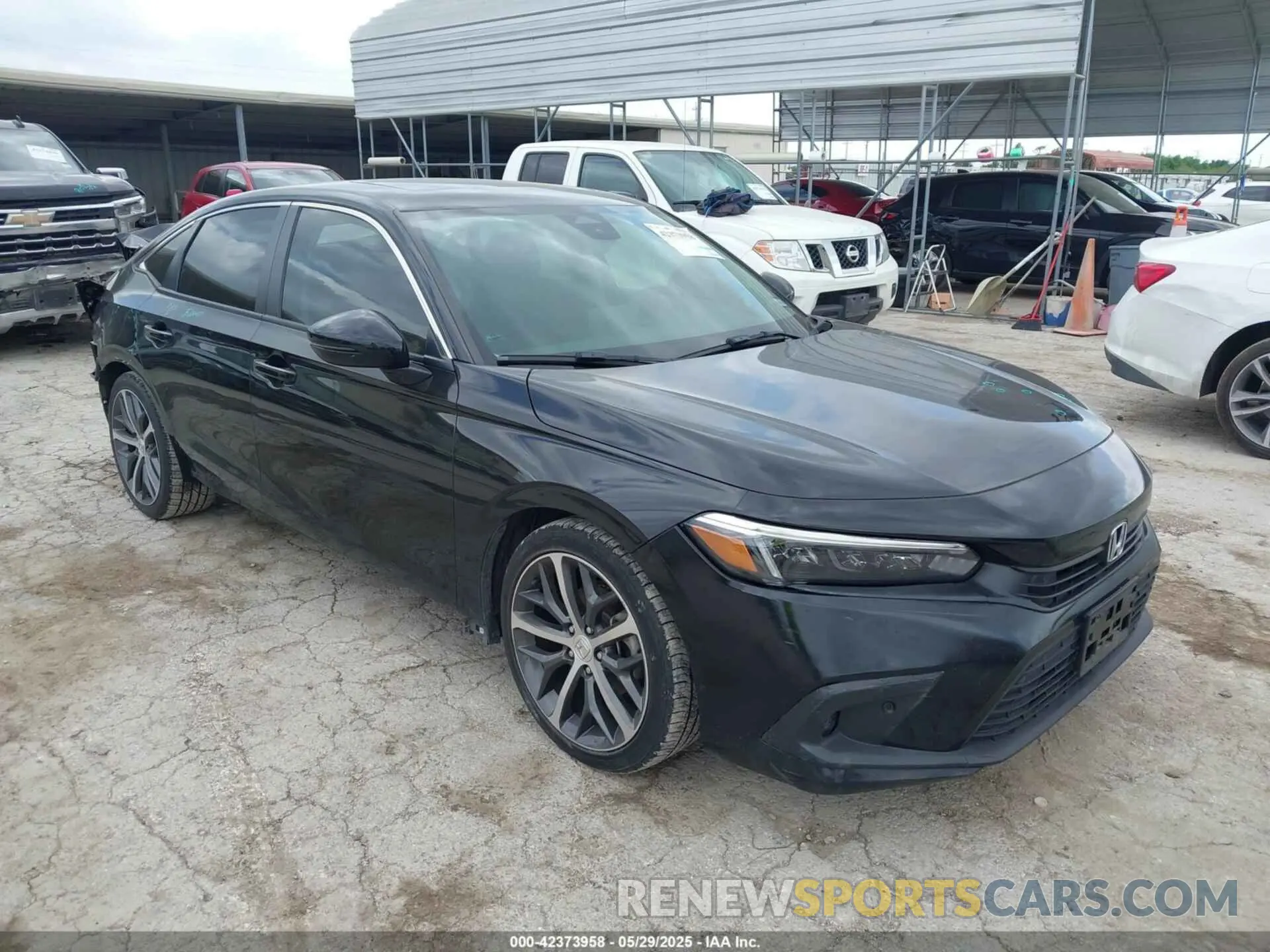 1 Photograph of a damaged car 2HGFE1F9XNH321586 HONDA CIVIC 2022