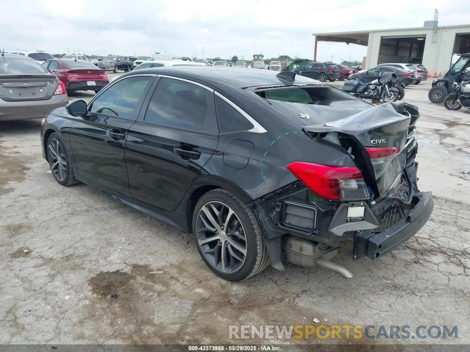 3 Photograph of a damaged car 2HGFE1F9XNH321586 HONDA CIVIC 2022
