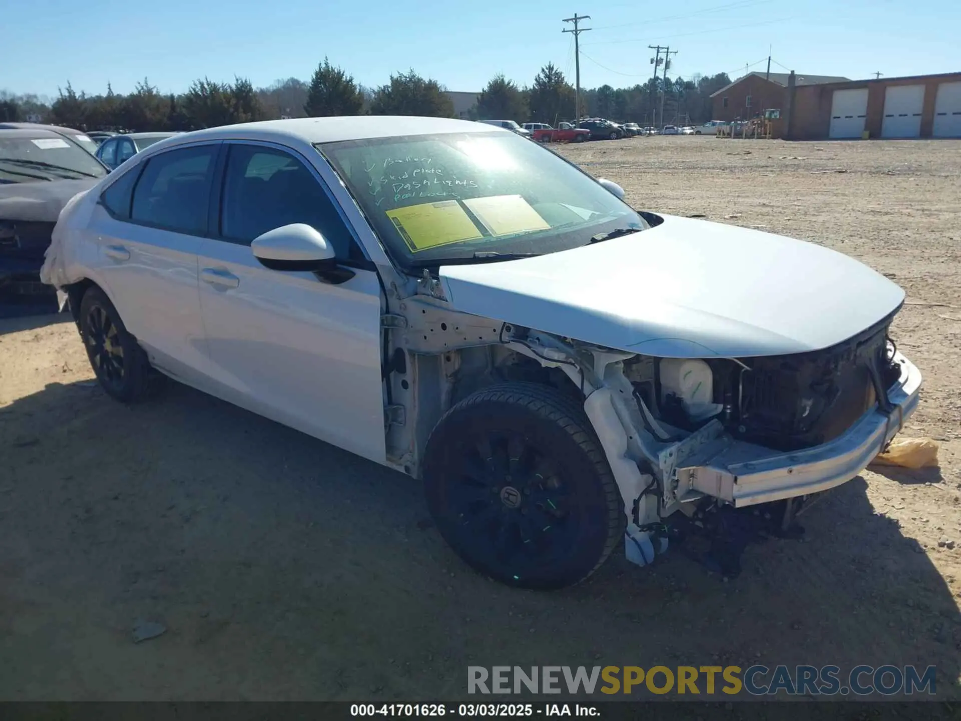 1 Photograph of a damaged car 2HGFE2F20NH511258 HONDA CIVIC 2022