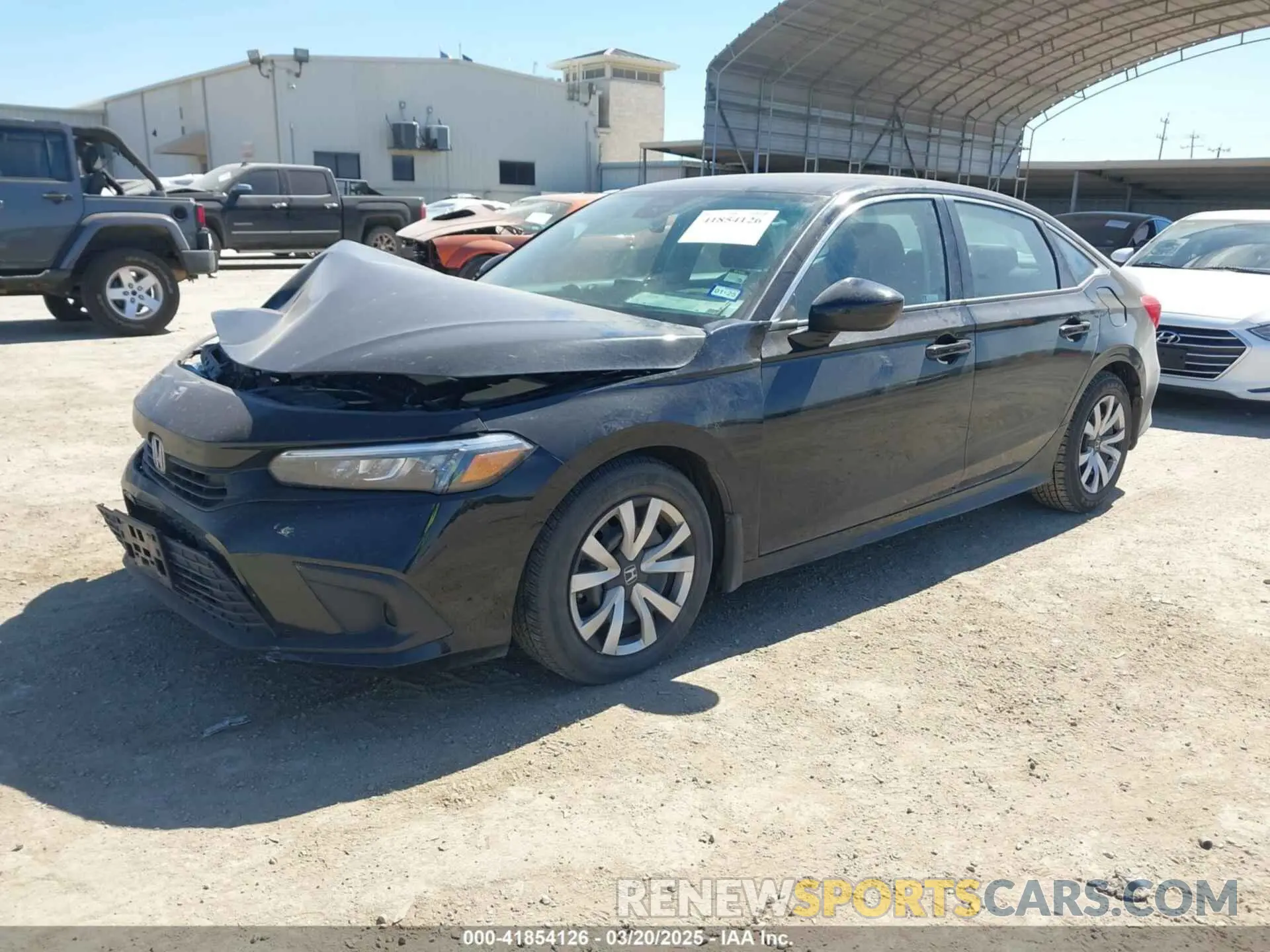 2 Photograph of a damaged car 2HGFE2F20NH573453 HONDA CIVIC 2022