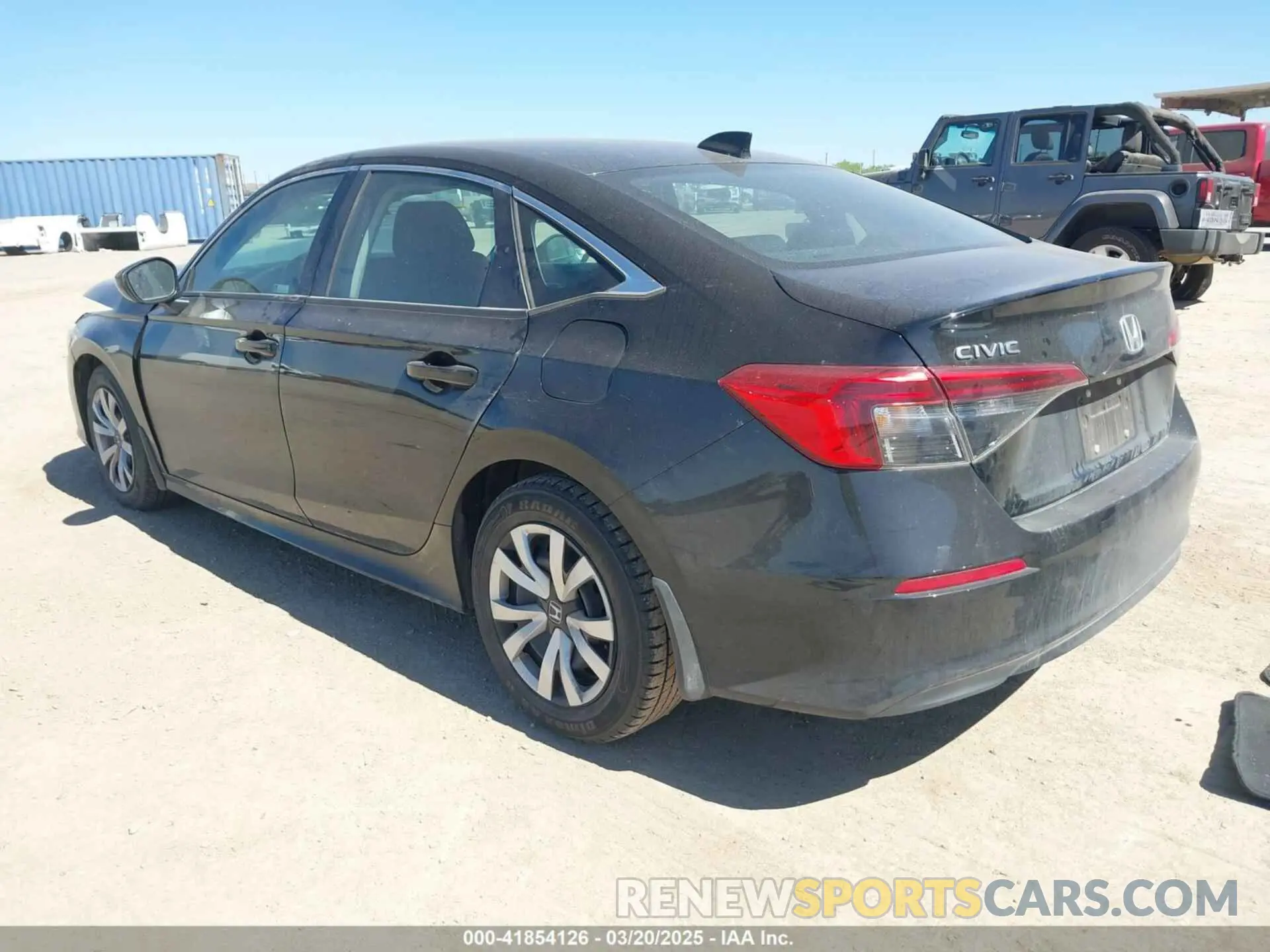 3 Photograph of a damaged car 2HGFE2F20NH573453 HONDA CIVIC 2022