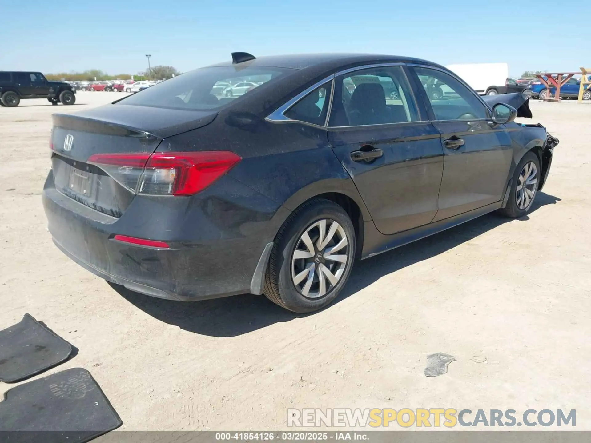 4 Photograph of a damaged car 2HGFE2F20NH573453 HONDA CIVIC 2022