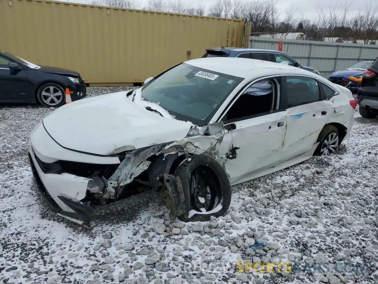 1 Photograph of a damaged car 2HGFE2F21NH505372 HONDA CIVIC 2022