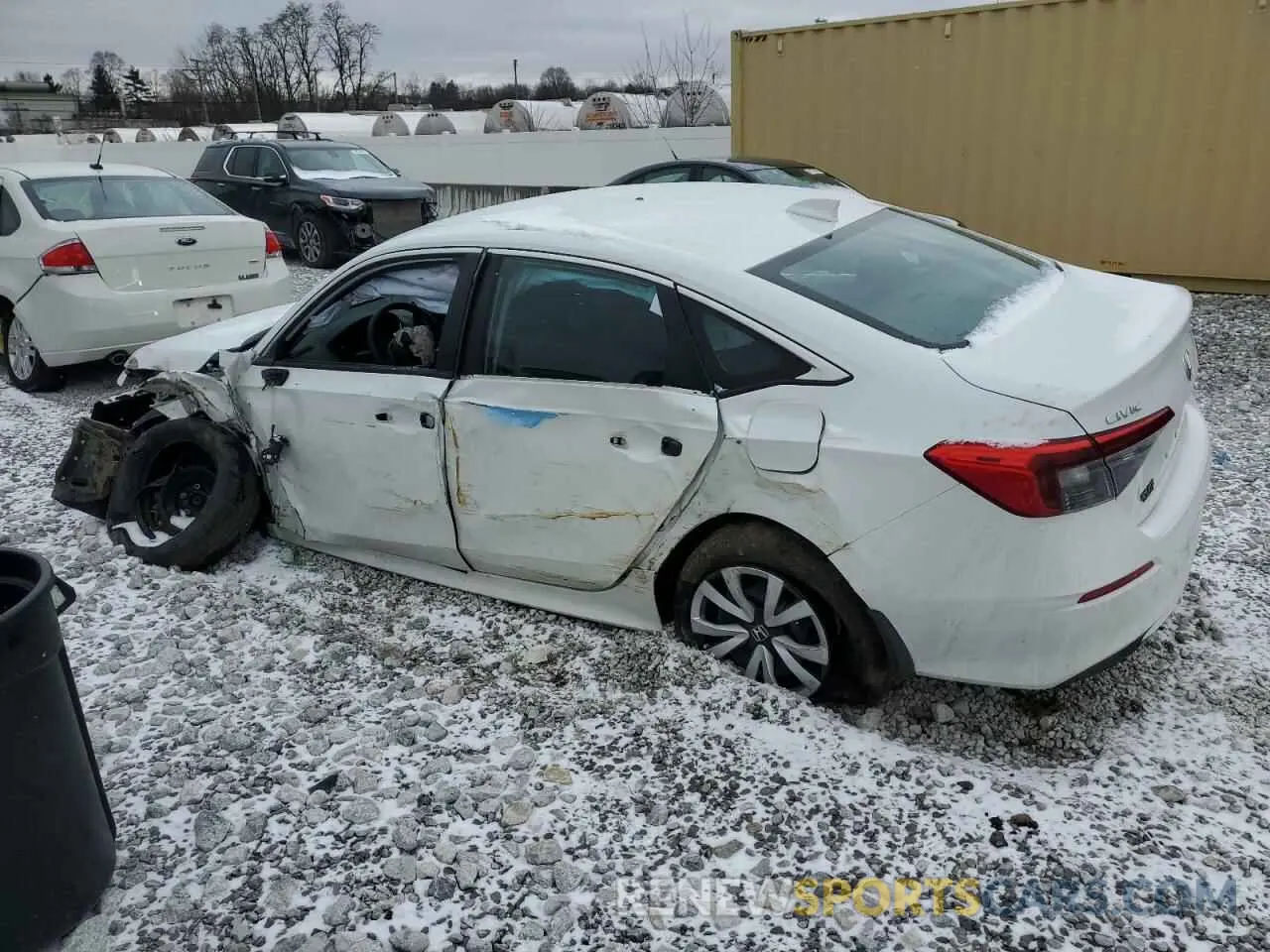 2 Photograph of a damaged car 2HGFE2F21NH505372 HONDA CIVIC 2022