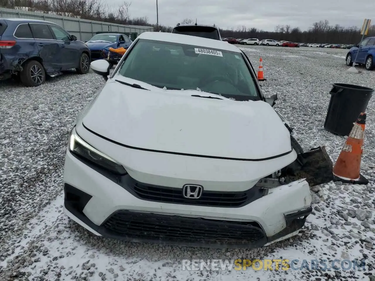 5 Photograph of a damaged car 2HGFE2F21NH505372 HONDA CIVIC 2022