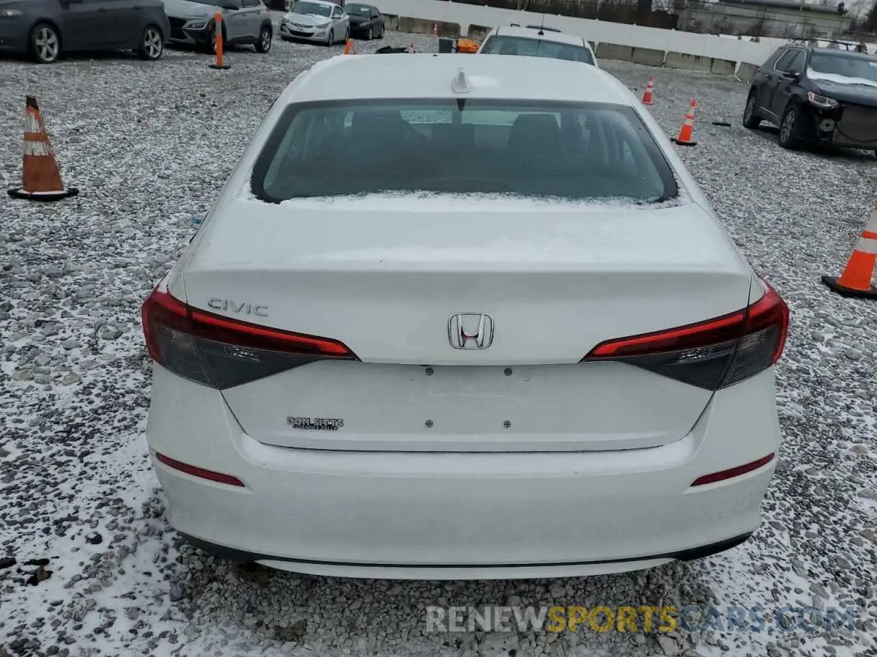 6 Photograph of a damaged car 2HGFE2F21NH505372 HONDA CIVIC 2022