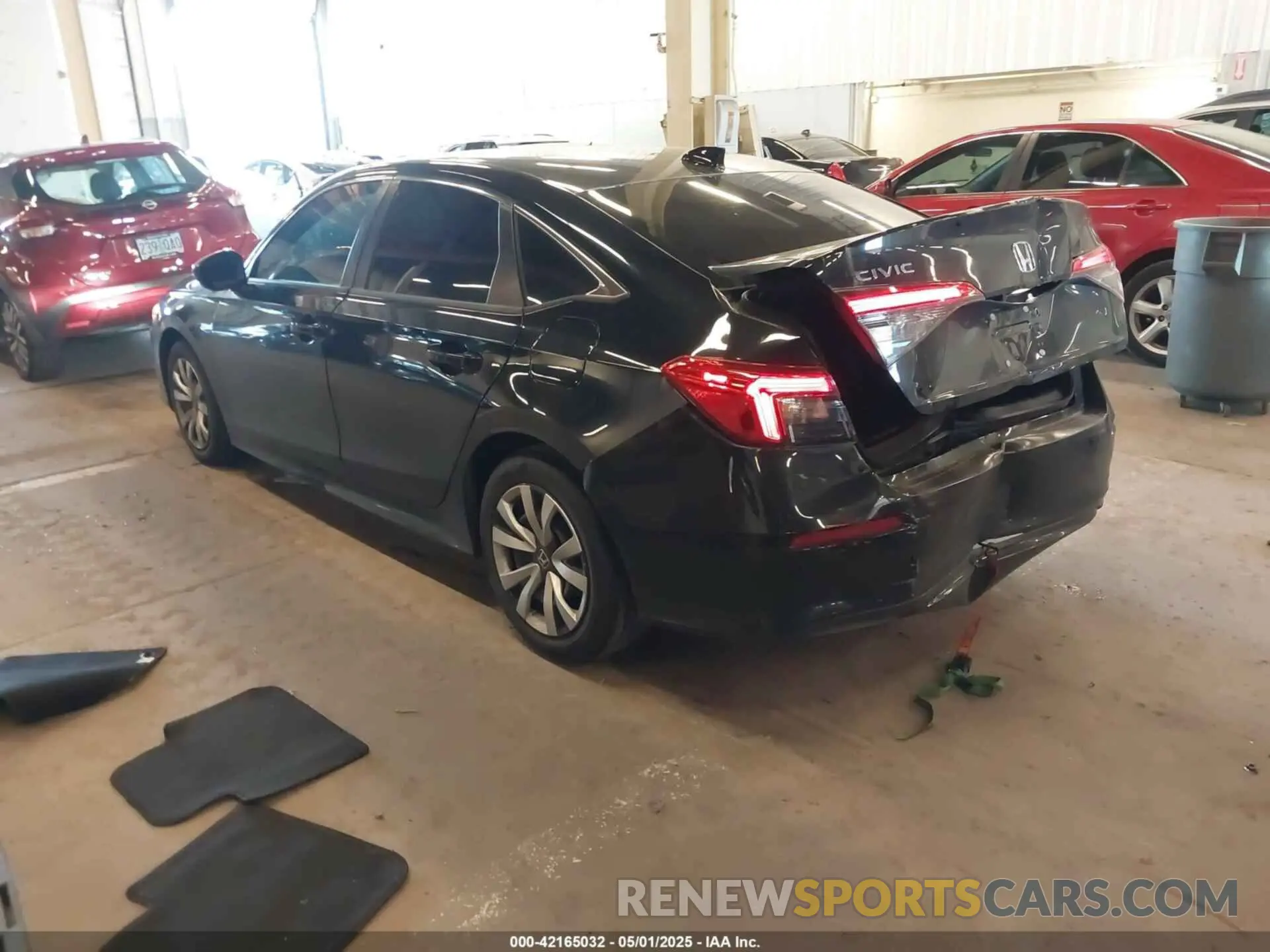 3 Photograph of a damaged car 2HGFE2F21NH512807 HONDA CIVIC 2022