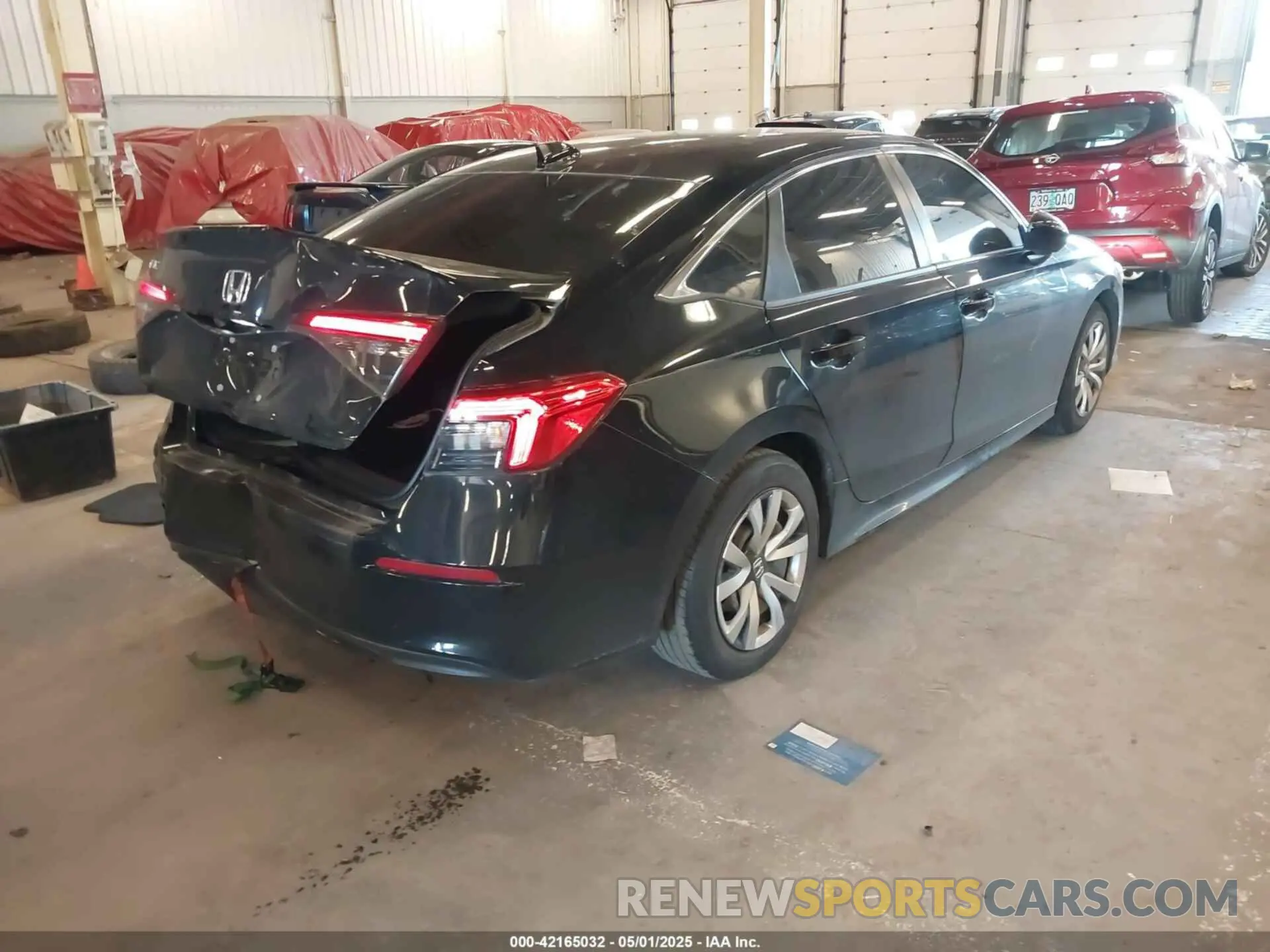 4 Photograph of a damaged car 2HGFE2F21NH512807 HONDA CIVIC 2022