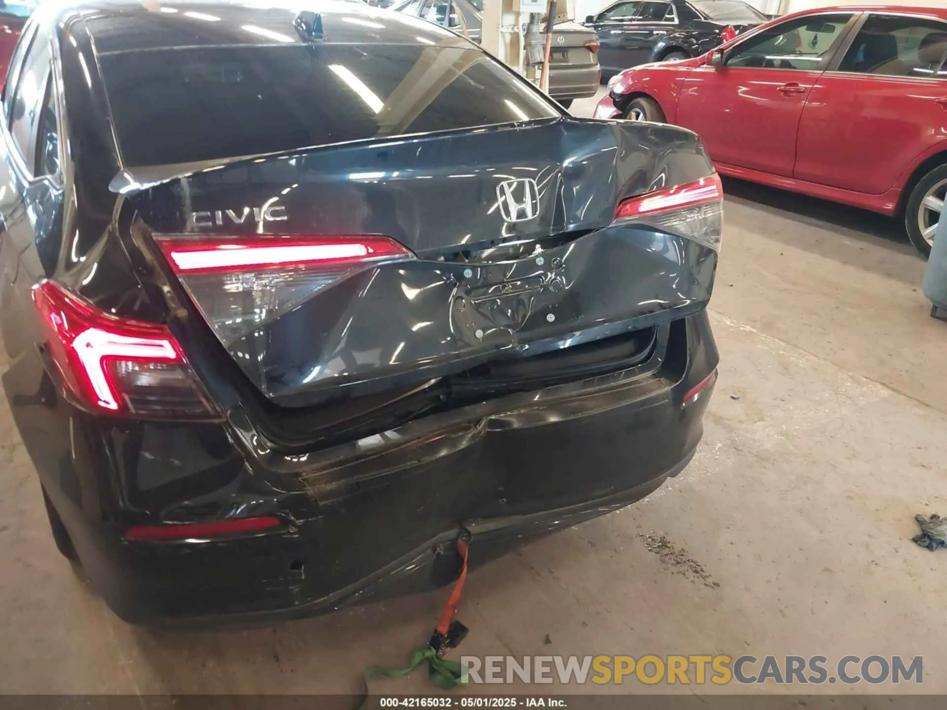 6 Photograph of a damaged car 2HGFE2F21NH512807 HONDA CIVIC 2022