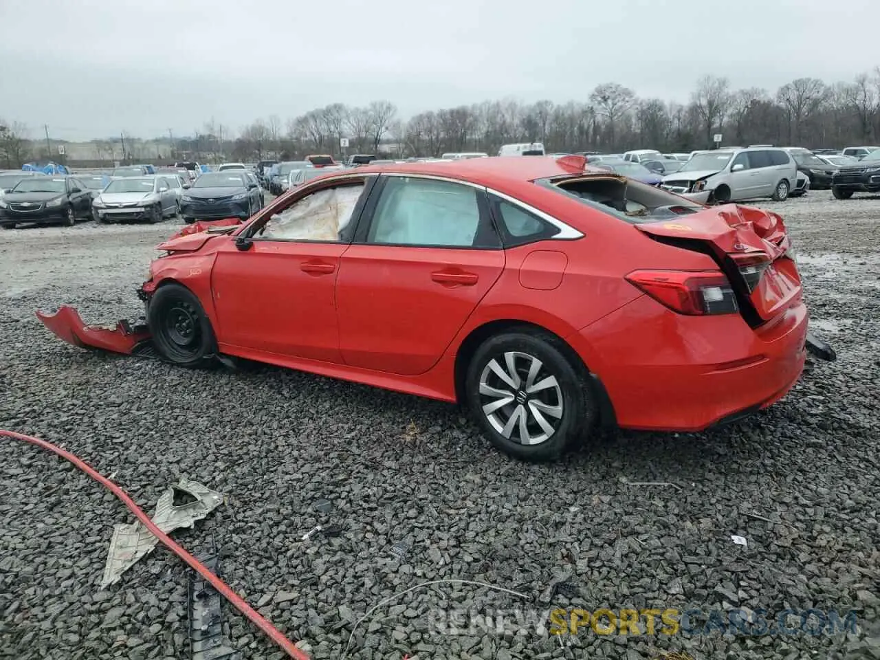2 Photograph of a damaged car 2HGFE2F21NH548996 HONDA CIVIC 2022