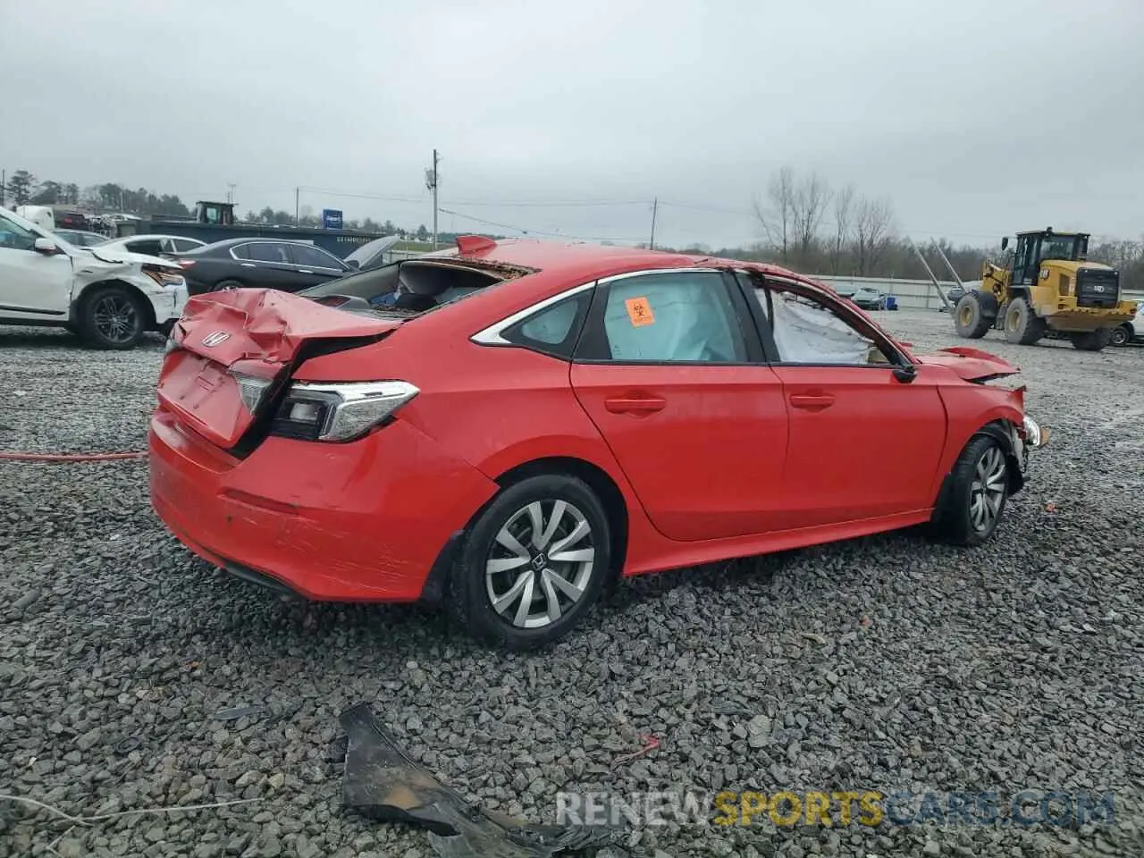 3 Photograph of a damaged car 2HGFE2F21NH548996 HONDA CIVIC 2022