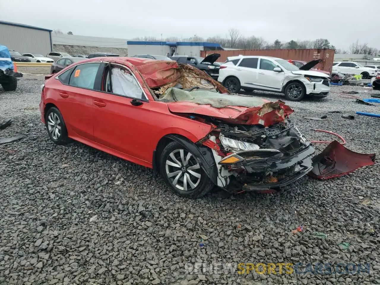 4 Photograph of a damaged car 2HGFE2F21NH548996 HONDA CIVIC 2022