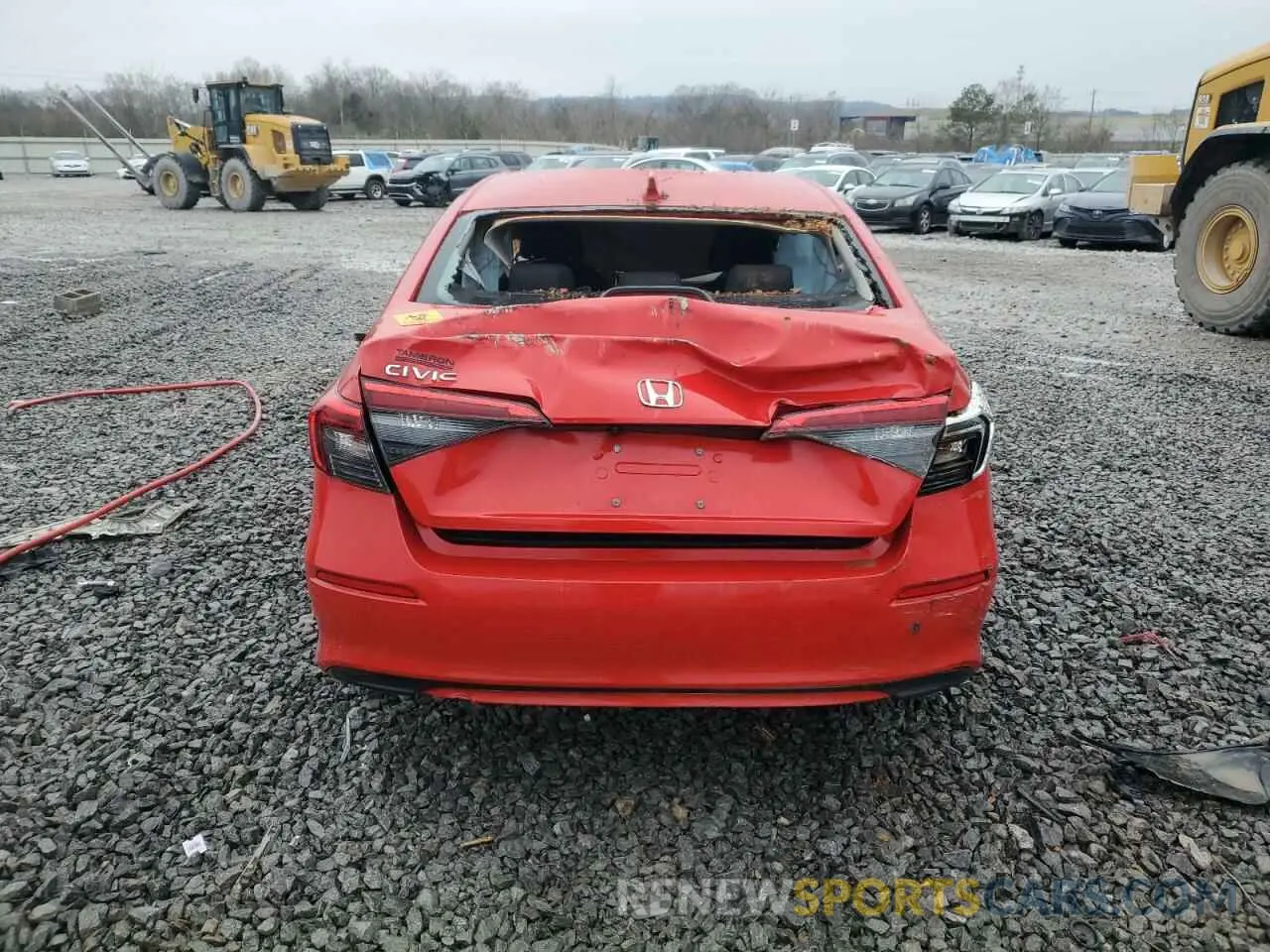 6 Photograph of a damaged car 2HGFE2F21NH548996 HONDA CIVIC 2022