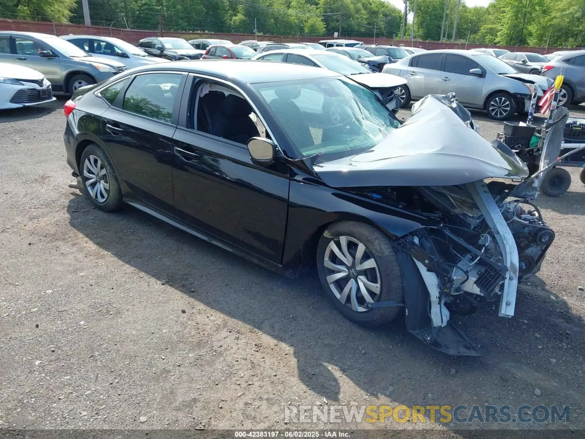 1 Photograph of a damaged car 2HGFE2F21NH573459 HONDA CIVIC 2022