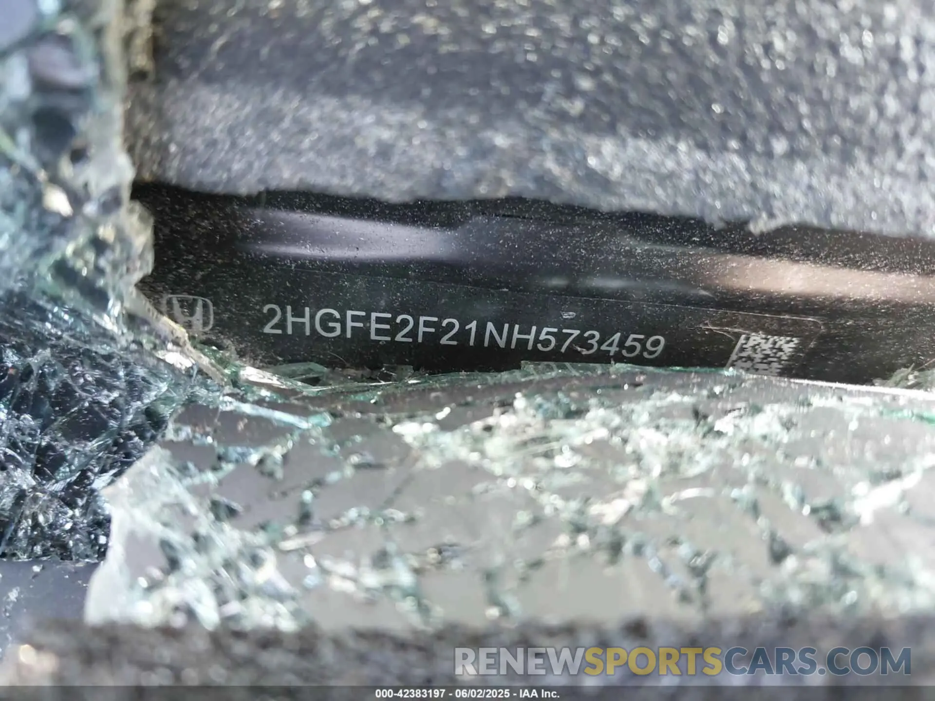 9 Photograph of a damaged car 2HGFE2F21NH573459 HONDA CIVIC 2022
