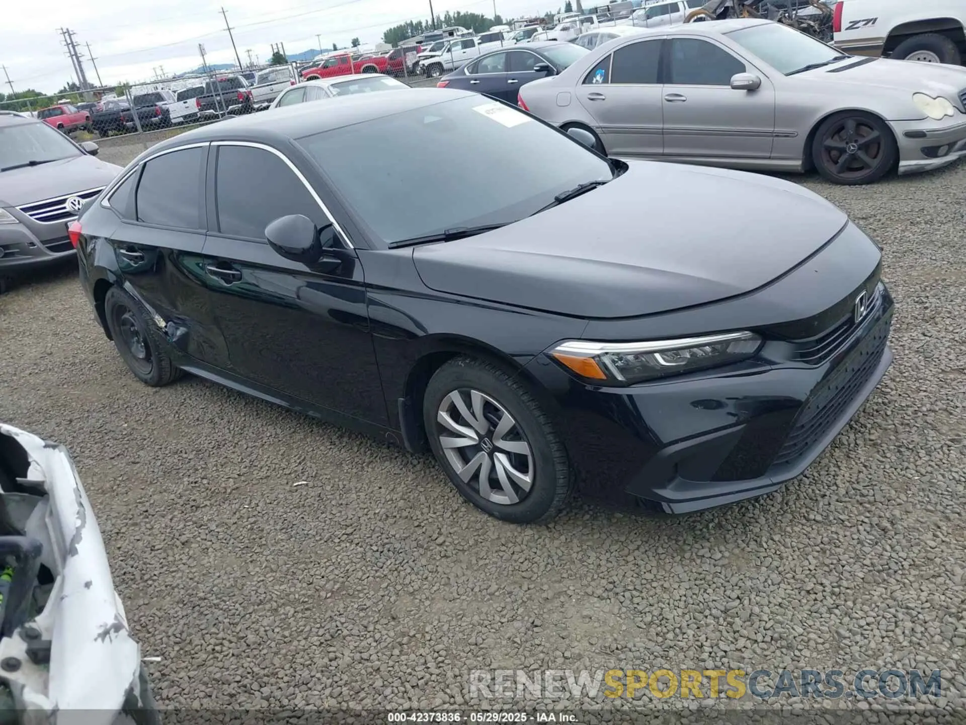 1 Photograph of a damaged car 2HGFE2F21NH597860 HONDA CIVIC 2022
