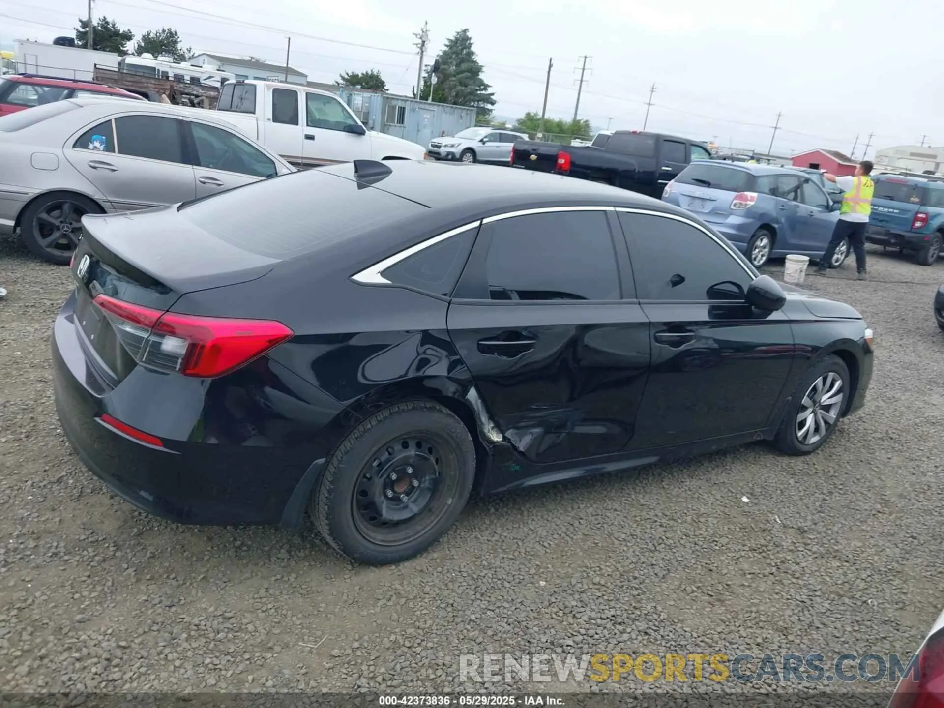 14 Photograph of a damaged car 2HGFE2F21NH597860 HONDA CIVIC 2022