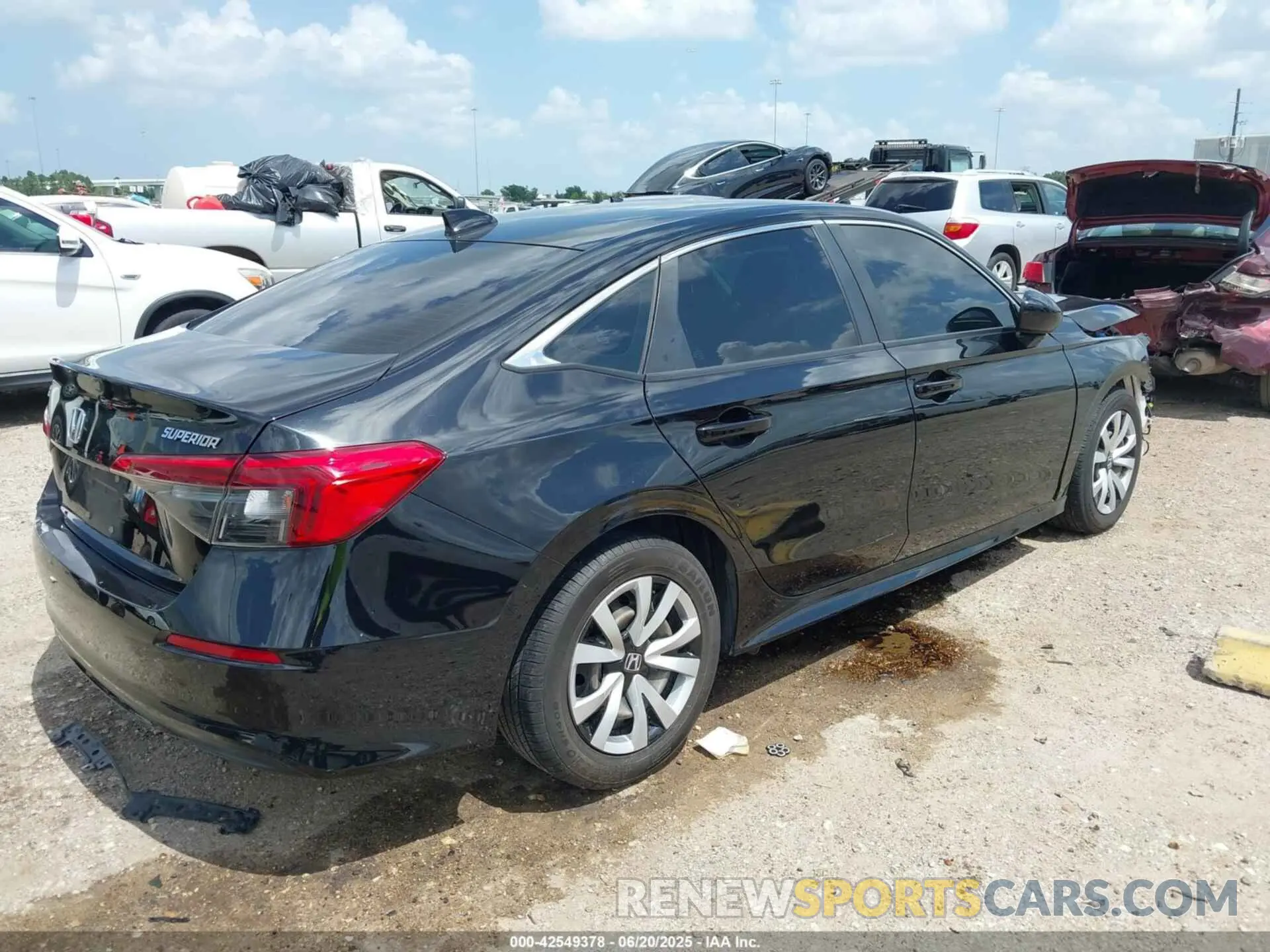 4 Photograph of a damaged car 2HGFE2F22NH505669 HONDA CIVIC 2022