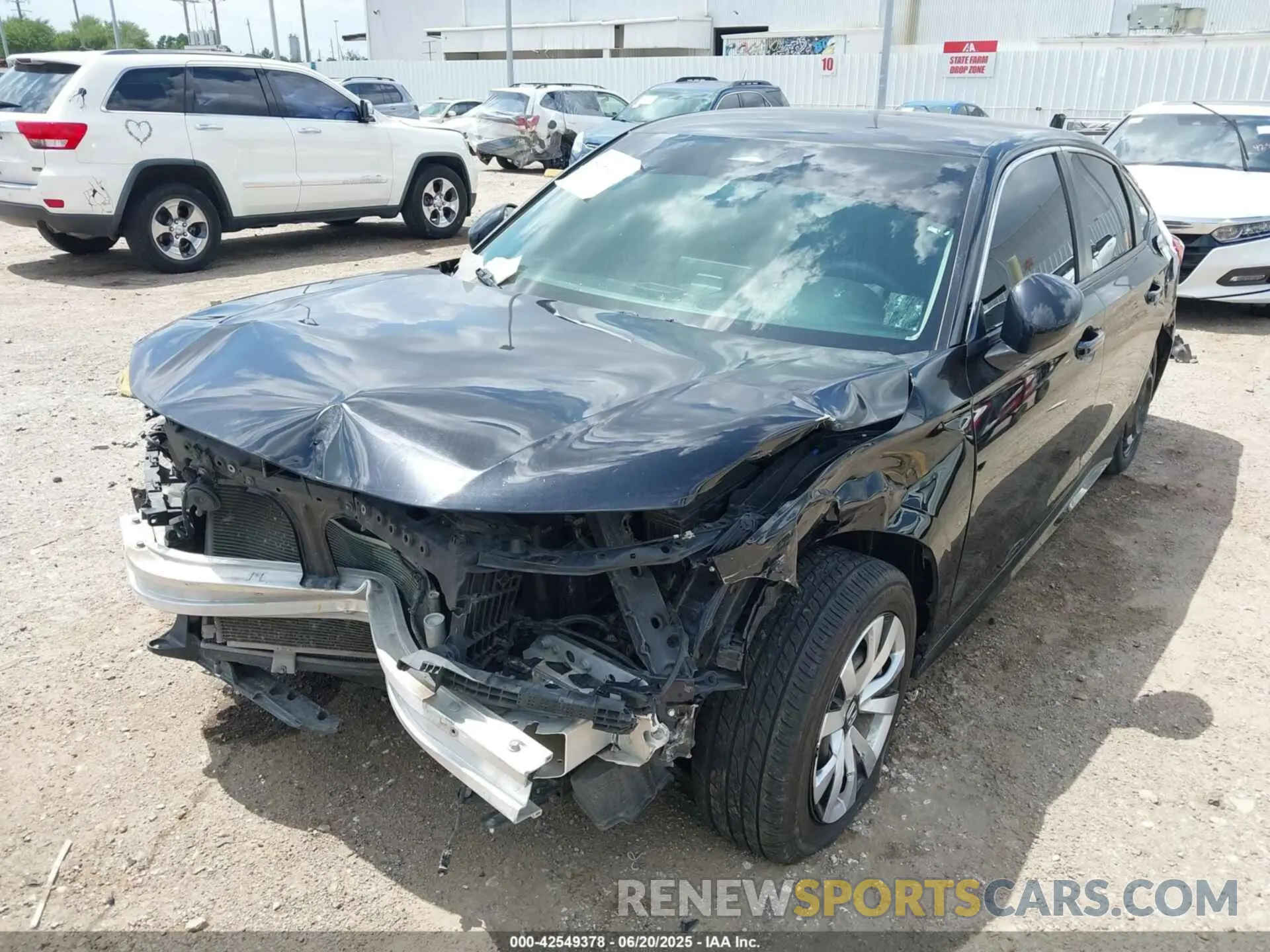 6 Photograph of a damaged car 2HGFE2F22NH505669 HONDA CIVIC 2022