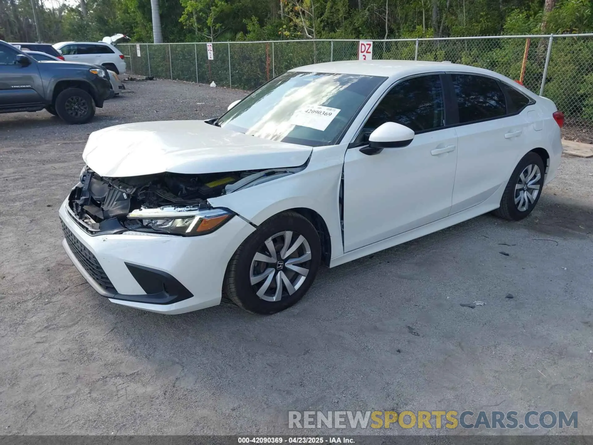 2 Photograph of a damaged car 2HGFE2F22NH520236 HONDA CIVIC 2022