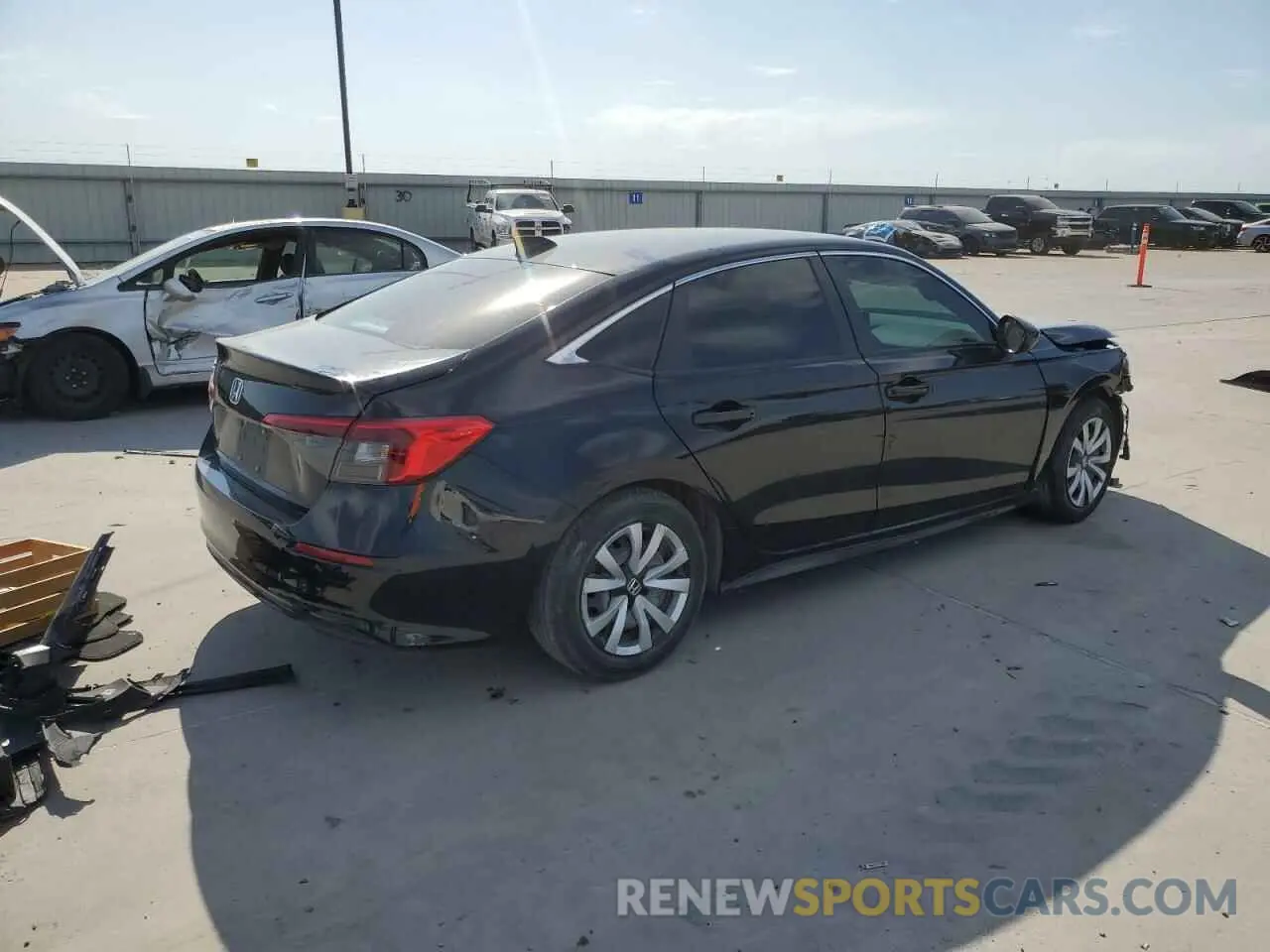 3 Photograph of a damaged car 2HGFE2F22NH528577 HONDA CIVIC 2022