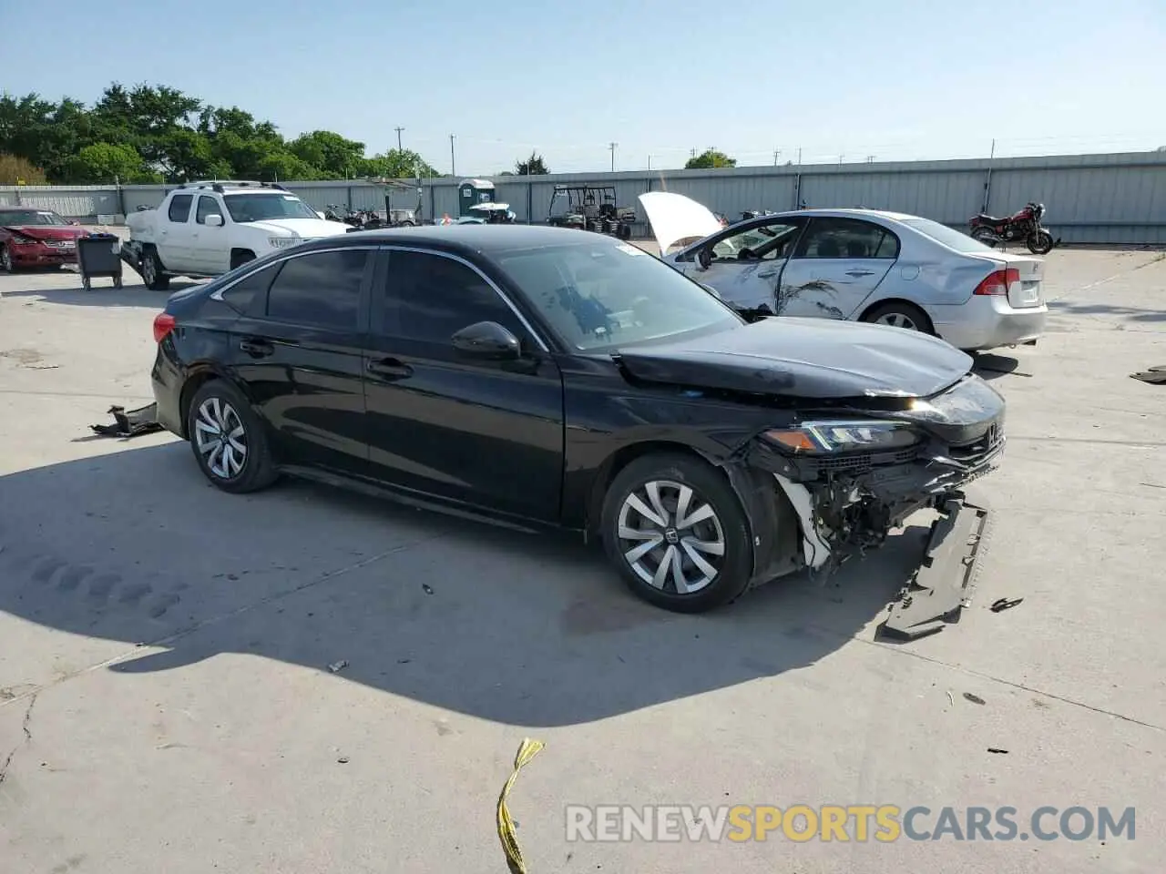 4 Photograph of a damaged car 2HGFE2F22NH528577 HONDA CIVIC 2022