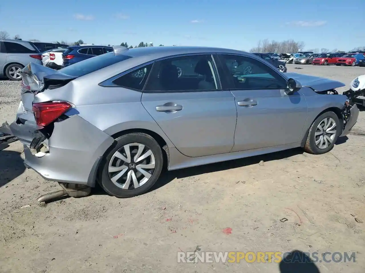 3 Photograph of a damaged car 2HGFE2F22NH545959 HONDA CIVIC 2022